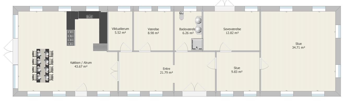 Plantegninger billede af Bjergegyden 12, Sønderby Bj, 5631 Ebberup
