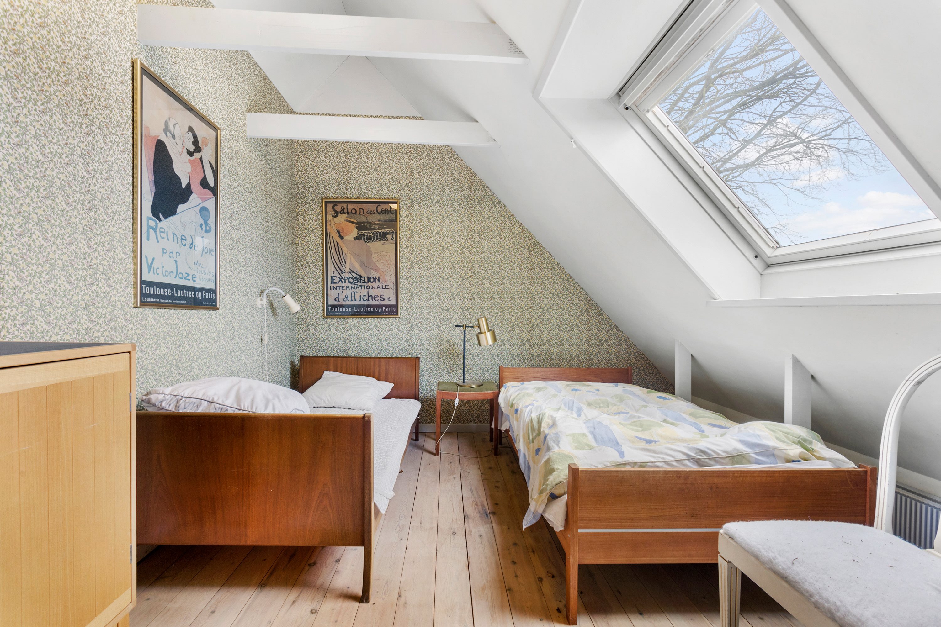 Fremhævet soveværelse billede i fuldskærmstilstand. Billede af Vestermarken 14, 9370 Hals