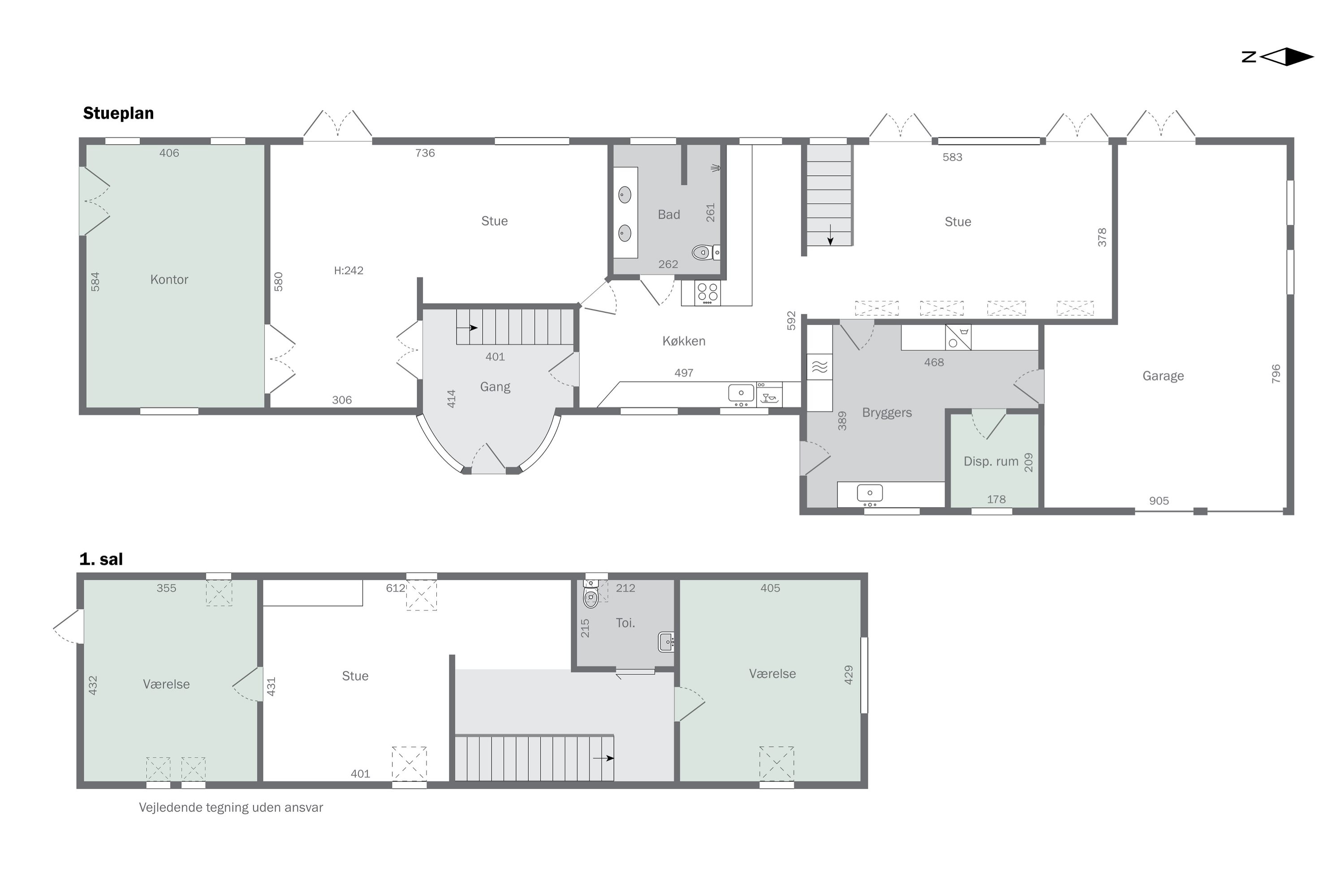 Plantegninger billede af Tandrupvej 16, 7755 Bedsted Thy