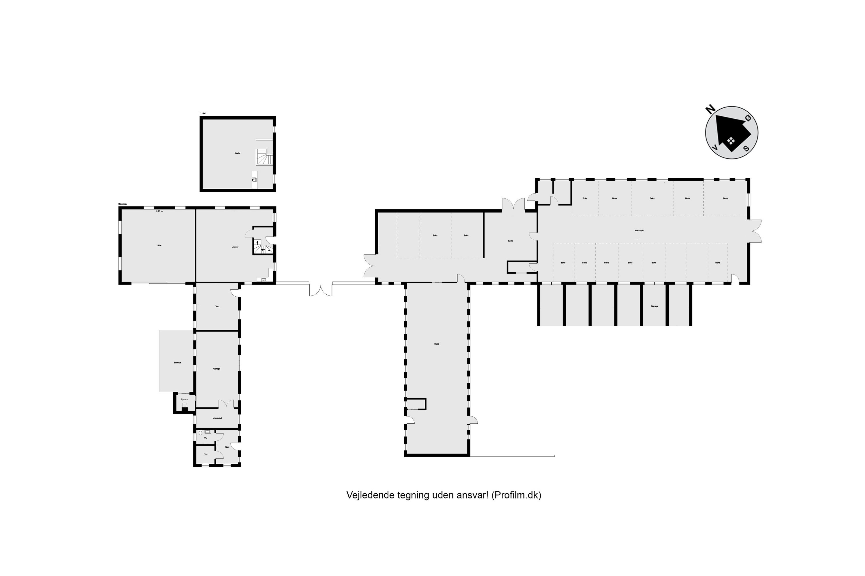 Plantegninger billede af Hingevej 3, 8632 Lemming