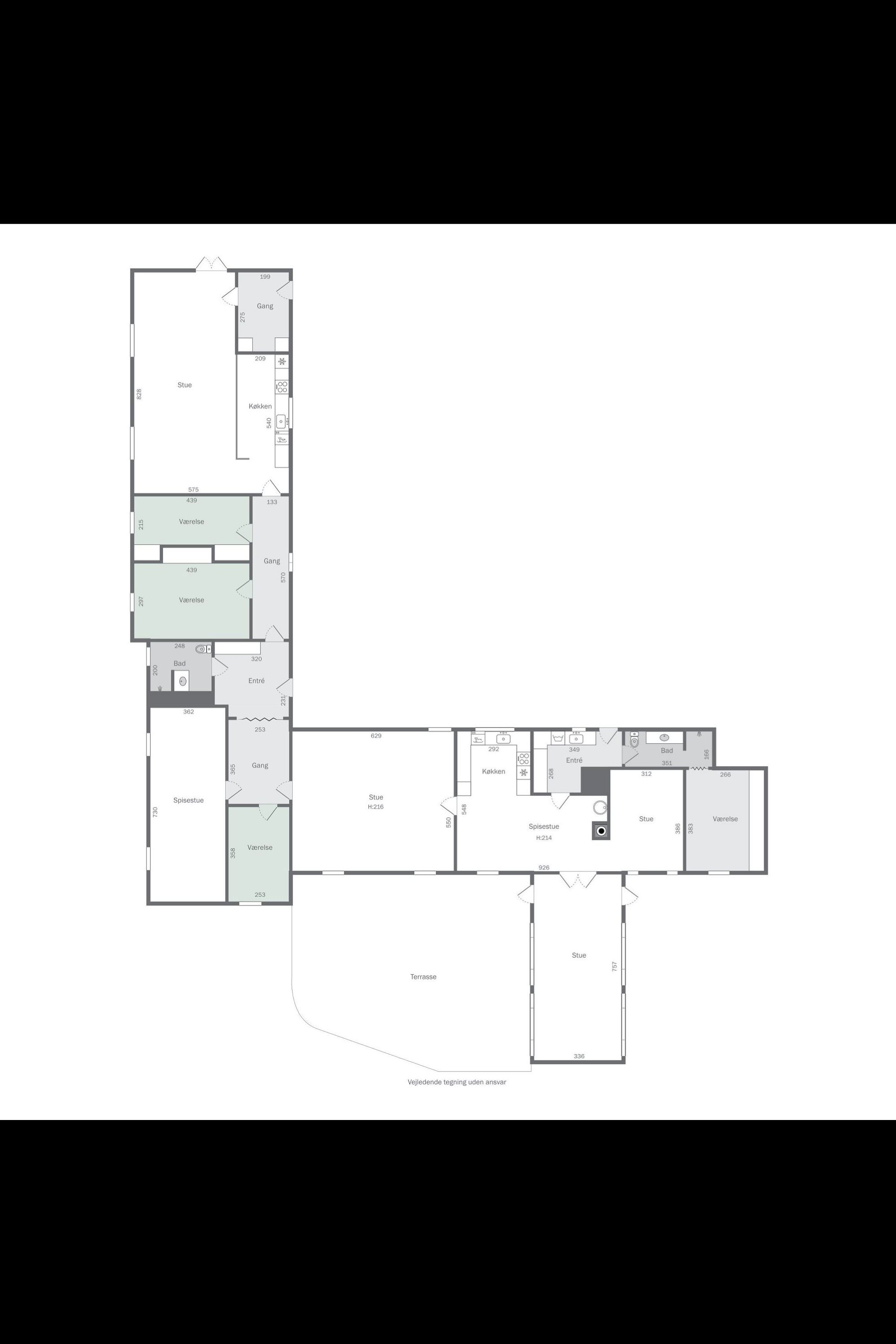 Plantegninger billede af Skiverenvej 22, Tuen, 9881 Bindslev