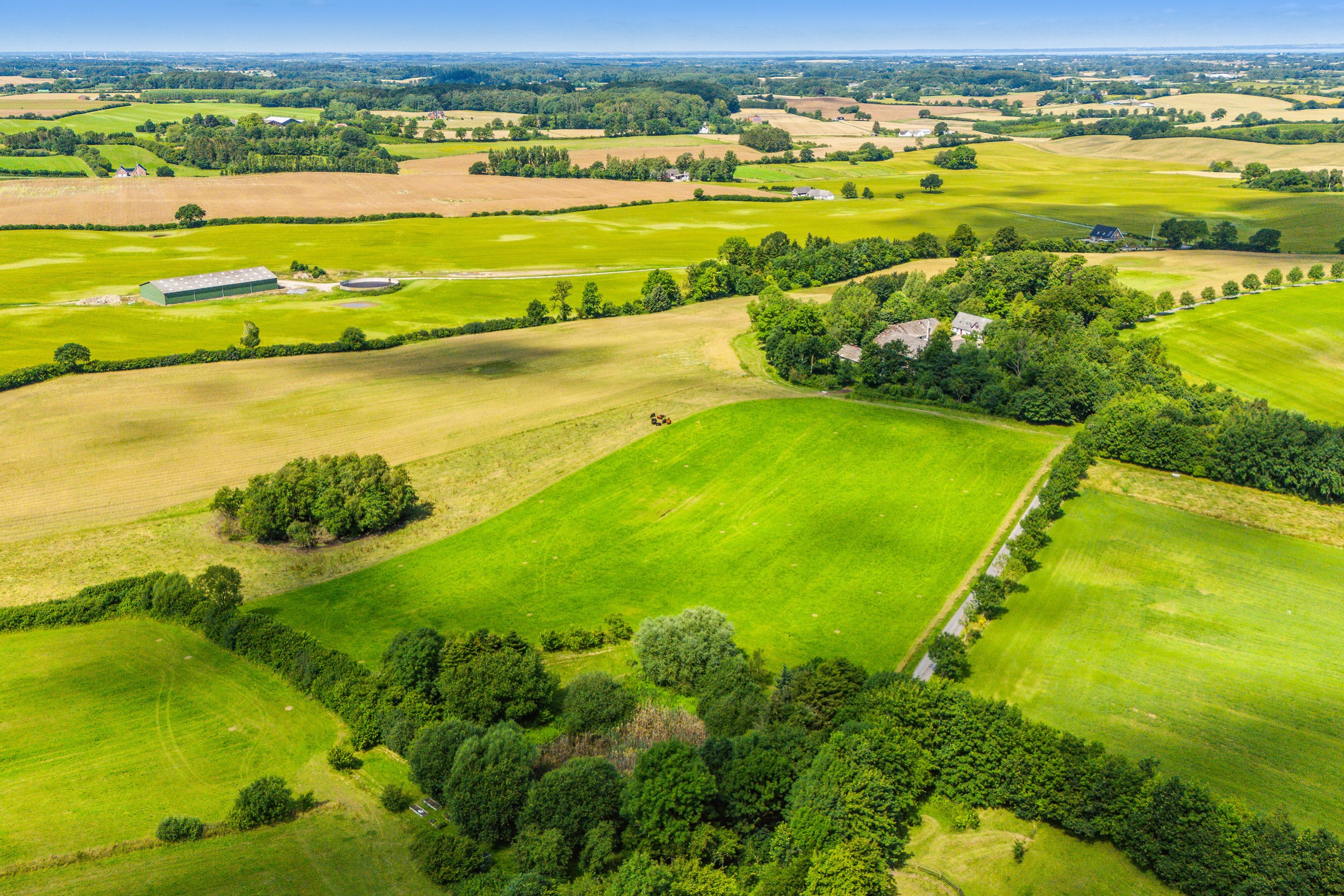 Fremhævet luftfoto billede i fuldskærmstilstand. Billede af Elverodvej 41, 5462 Morud