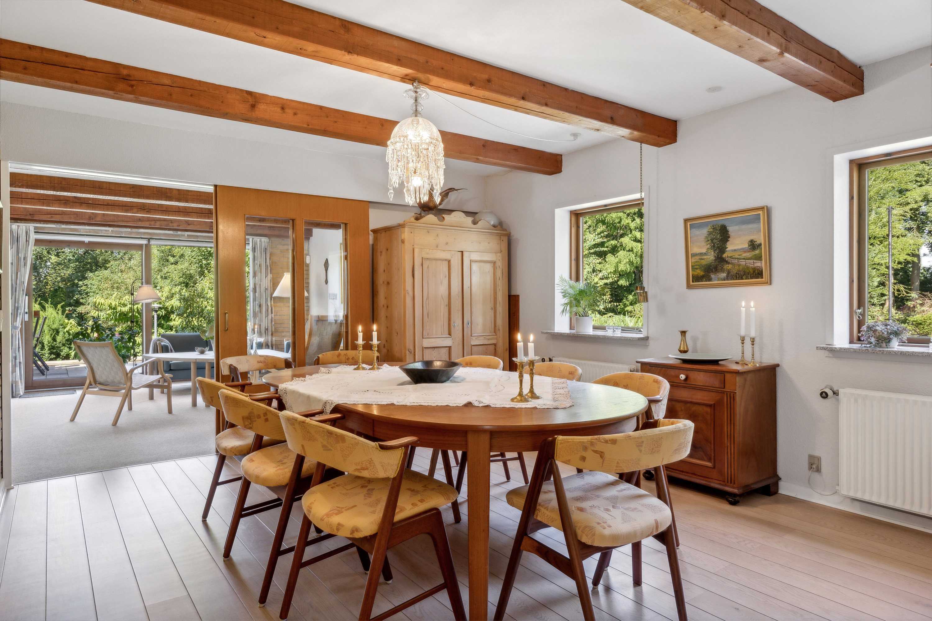 Fremhævet spisestue billede i fuldskærmstilstand. Billede af Elverodvej 41, 5462 Morud