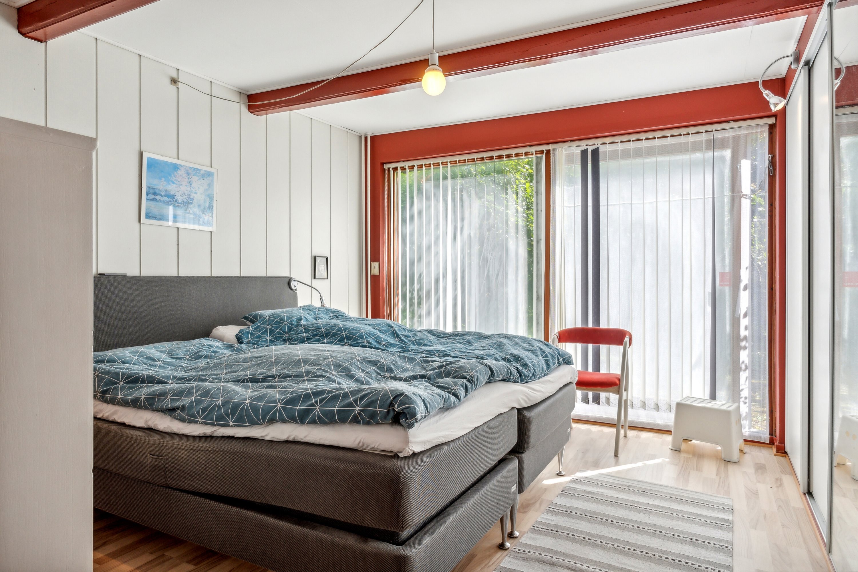 Fremhævet soveværelse billede i fuldskærmstilstand. Billede af Elverodvej 41, 5462 Morud