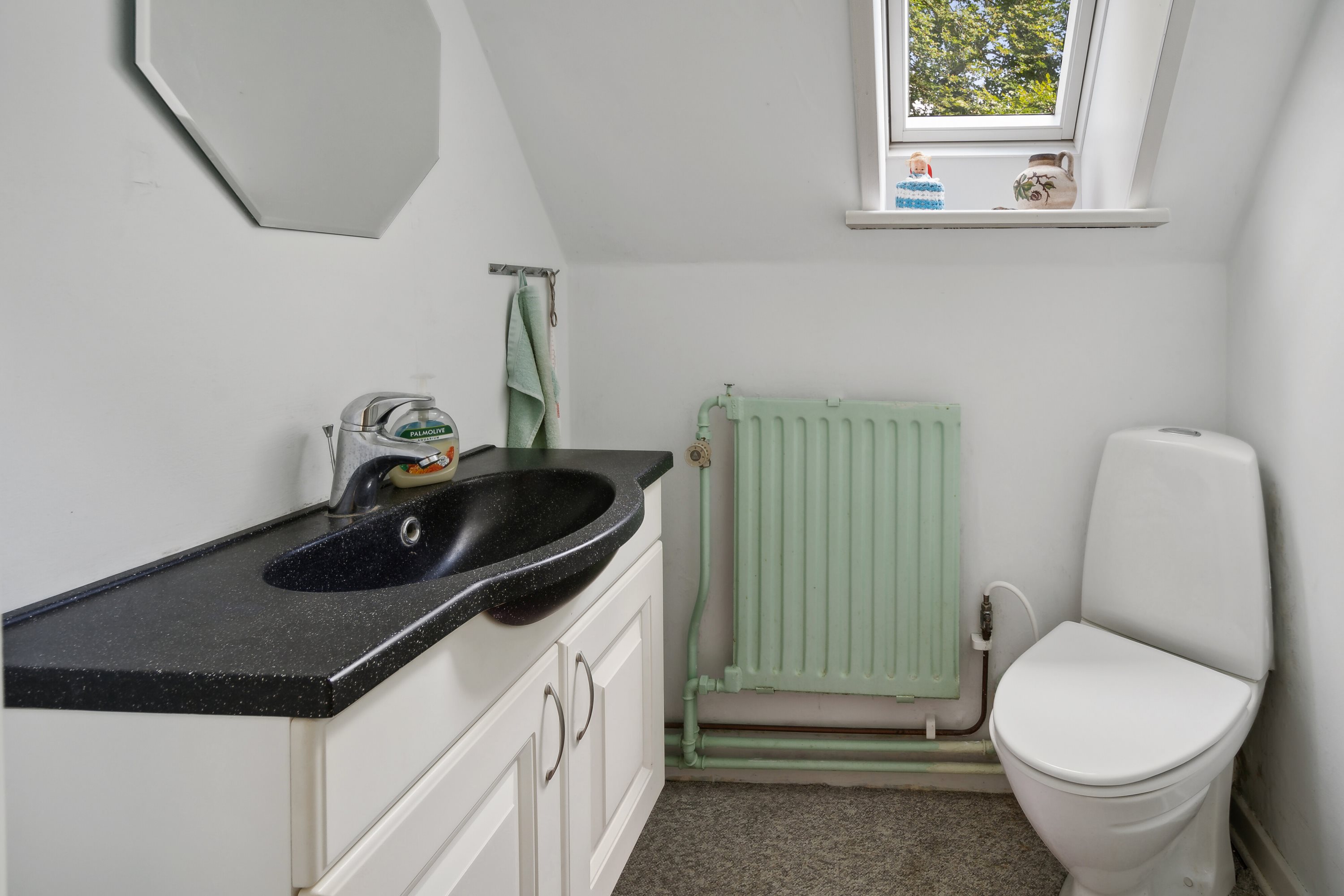 Fremhævet badeværelse billede i fuldskærmstilstand. Billede af Fuglekildevej 83A, Verninge, 5690 Tommerup