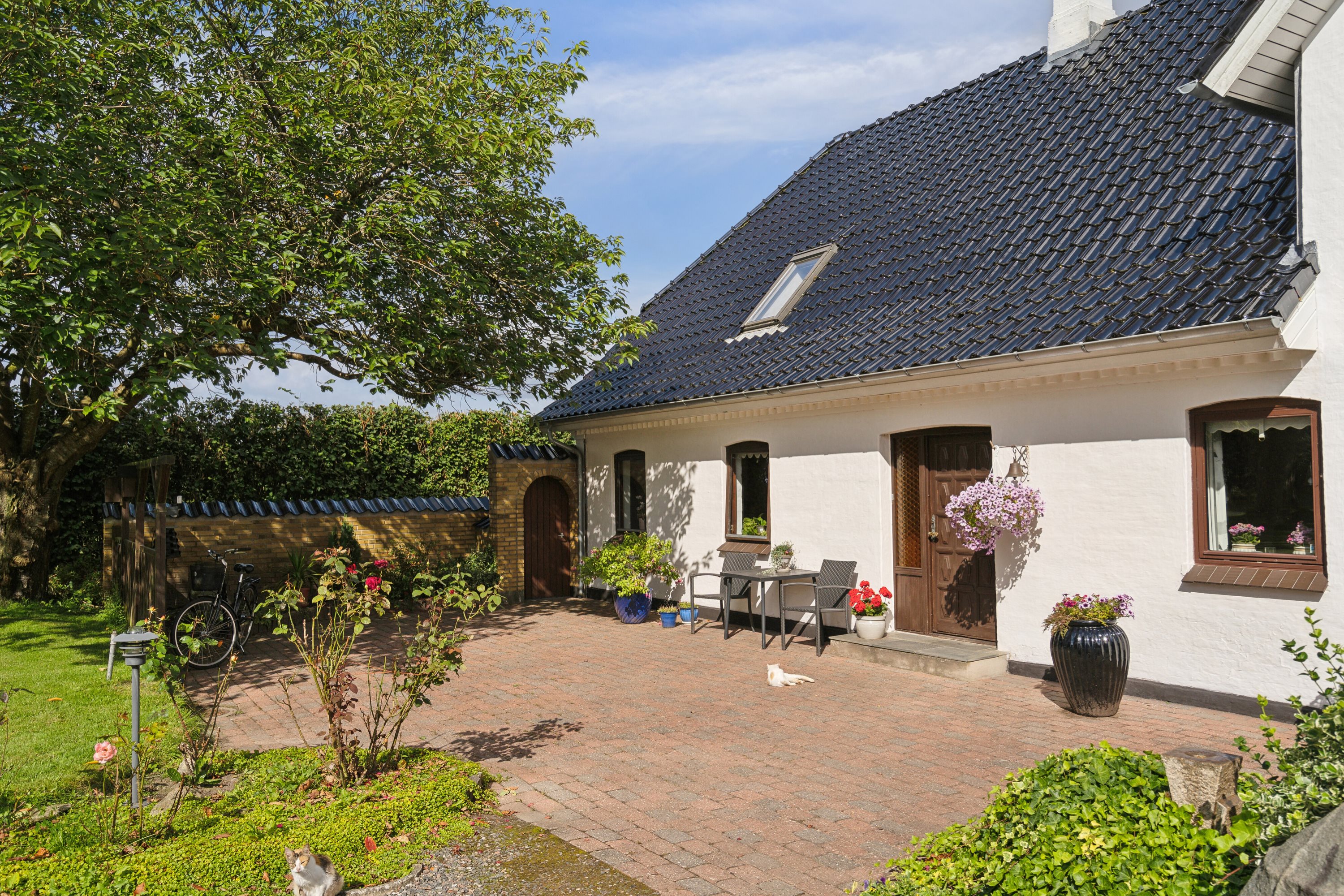 Fremhævet terrasse billede i fuldskærmstilstand. Billede af Fuglekildevej 83A, Verninge, 5690 Tommerup