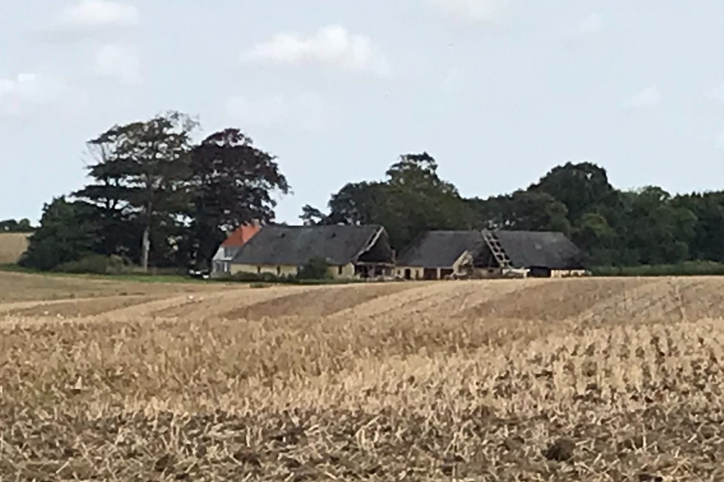 Fremhævet ejendommen set fra sydvest billede i fuldskærmstilstand. Billede af Bjergegyden 12, Sønderby Bj, 5631 Ebberup