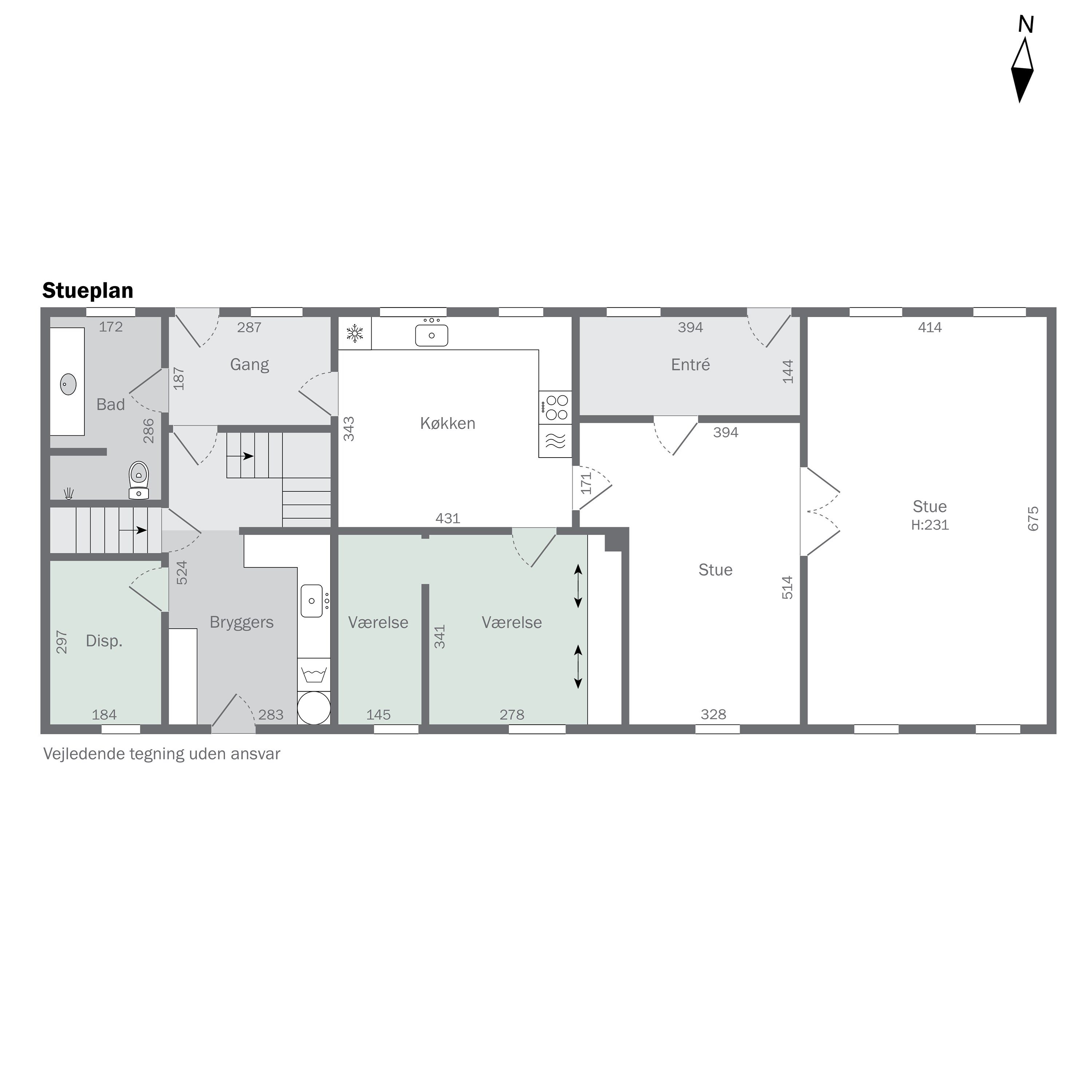 Plantegninger billede af Svendborgvej 284, og 270A, Åstrup, 5600 Faaborg