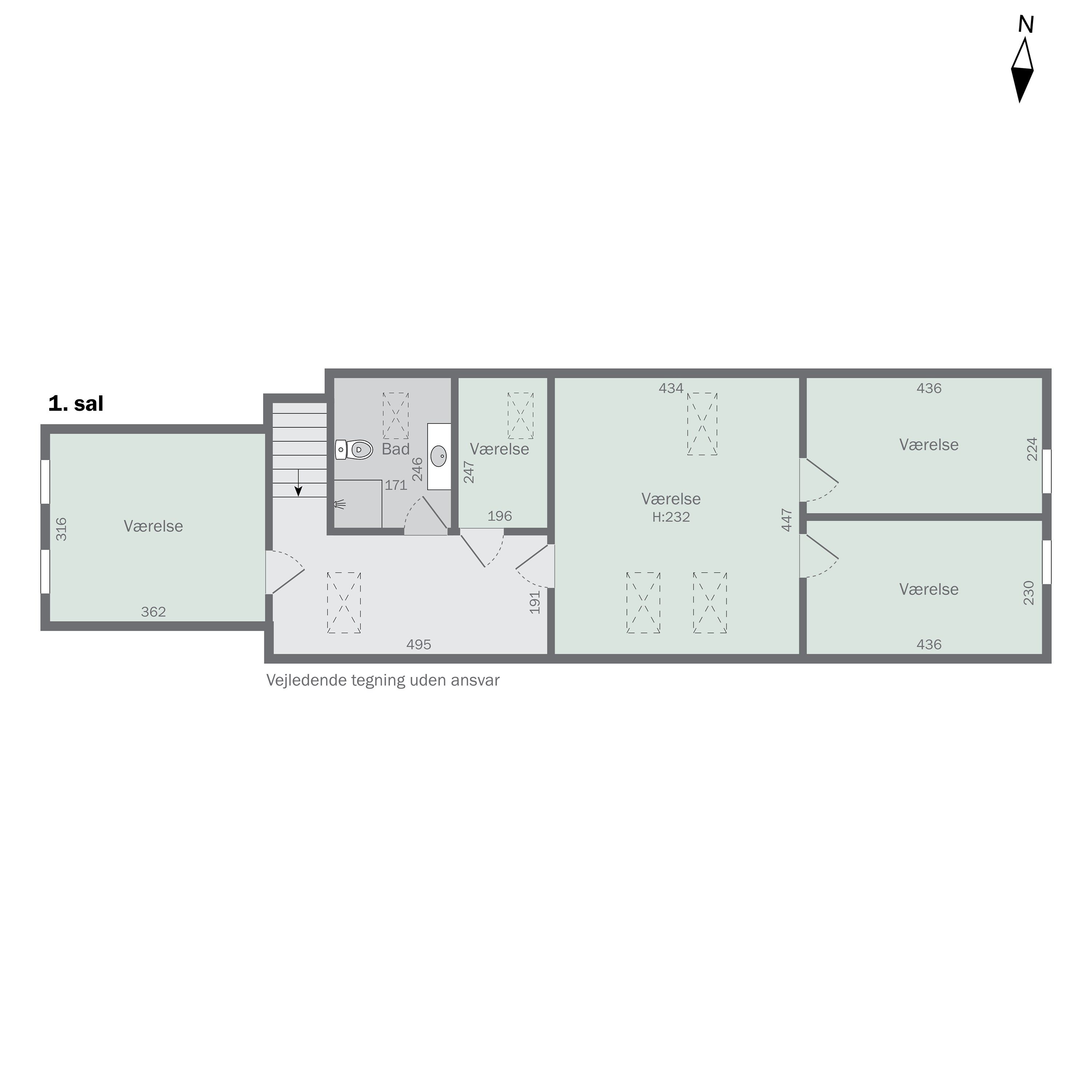 Plantegninger billede af Svendborgvej 284, og 270A, Åstrup, 5600 Faaborg