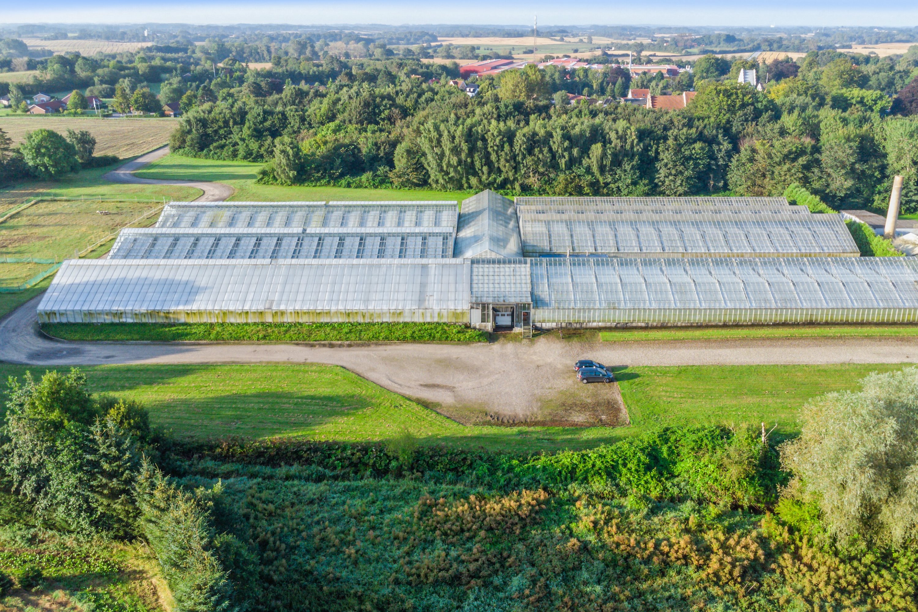 Fremhævet luftfoto billede i fuldskærmstilstand. Billede af Maderupvej 12, Labølle, 5471 Søndersø