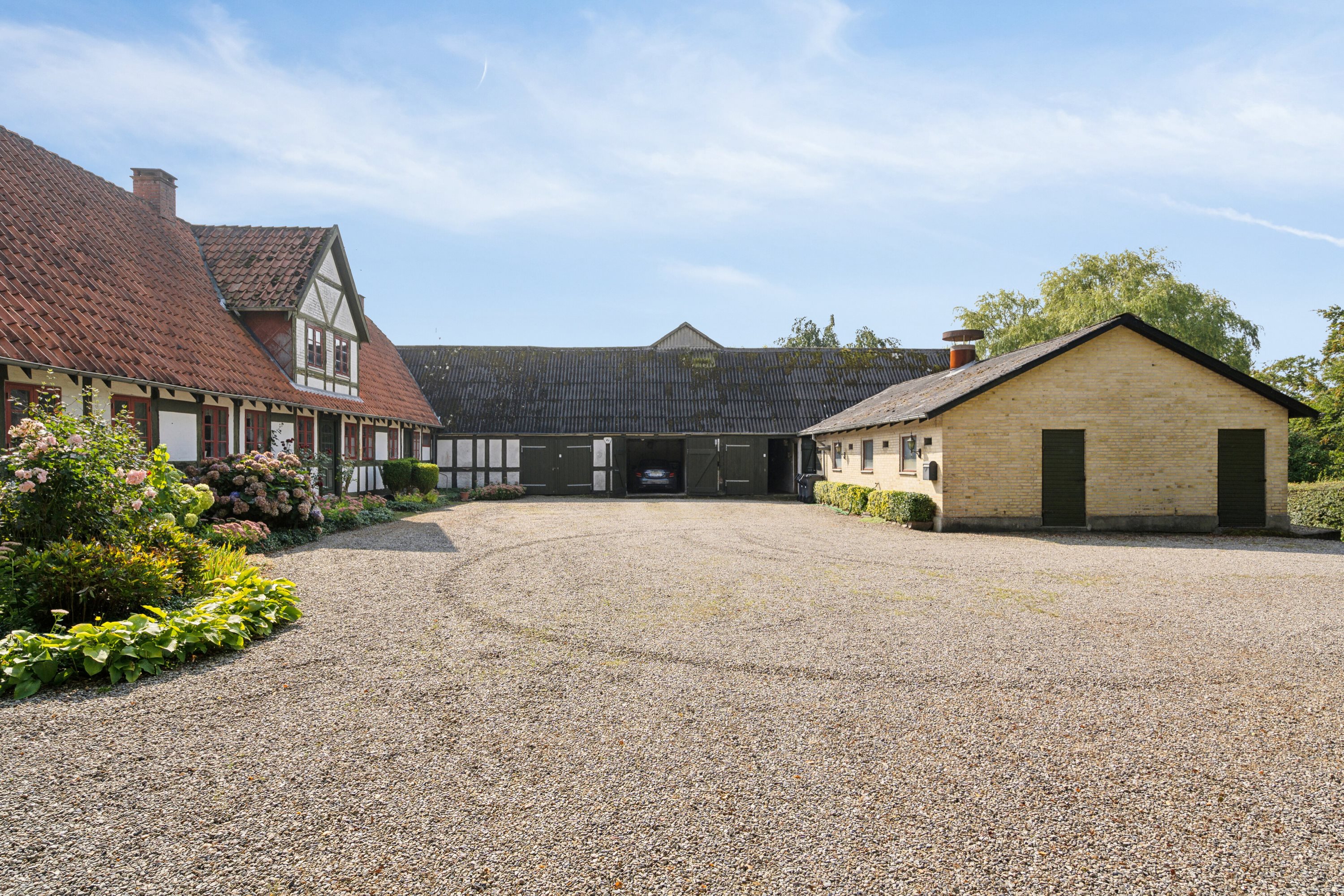 Fremhævet set fra vejen billede i fuldskærmstilstand. Billede af Himmelstrupvej 27, Himmelstrup, 5462 Morud