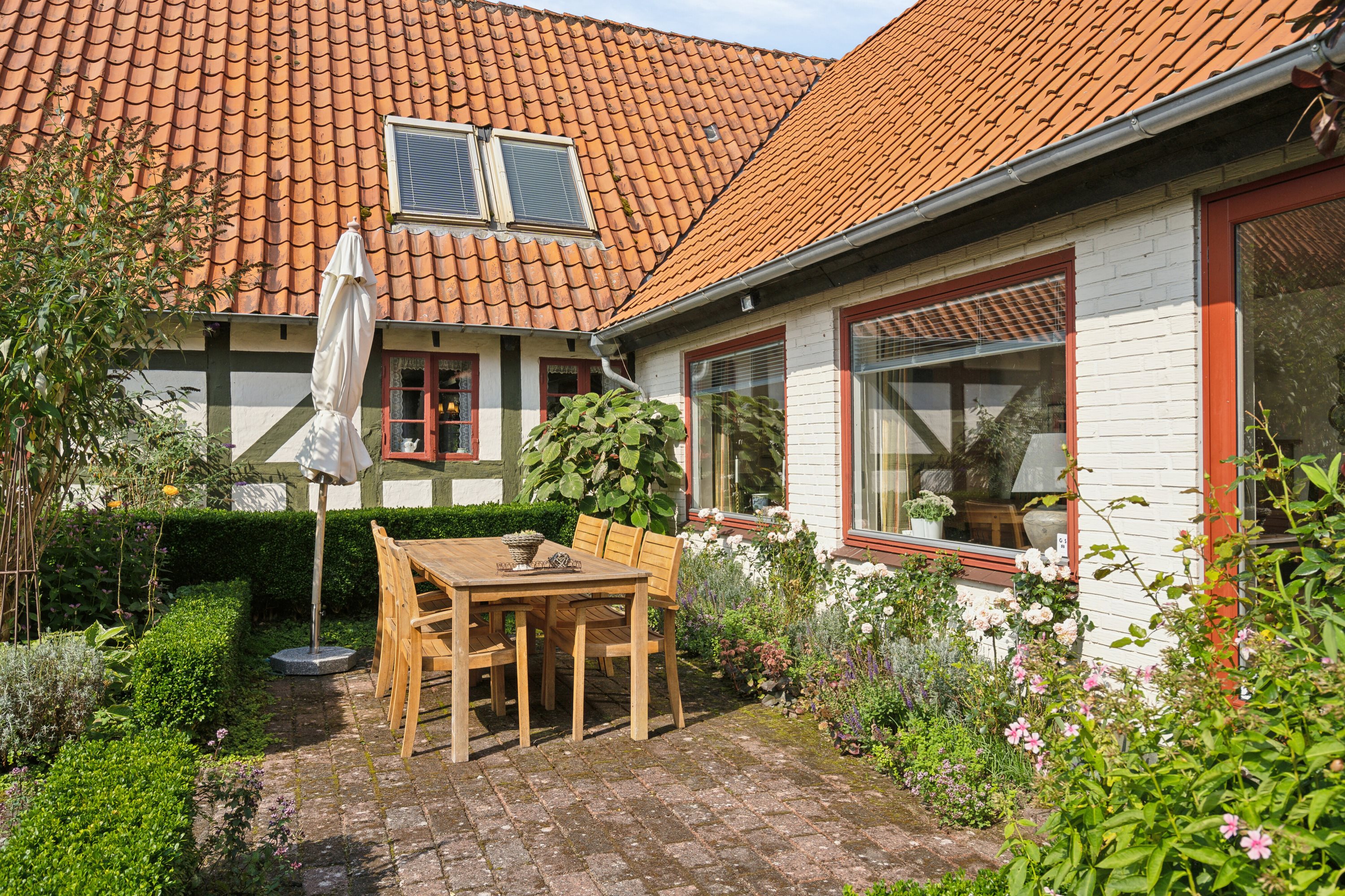 Fremhævet terrasse billede i fuldskærmstilstand. Billede af Himmelstrupvej 27, Himmelstrup, 5462 Morud