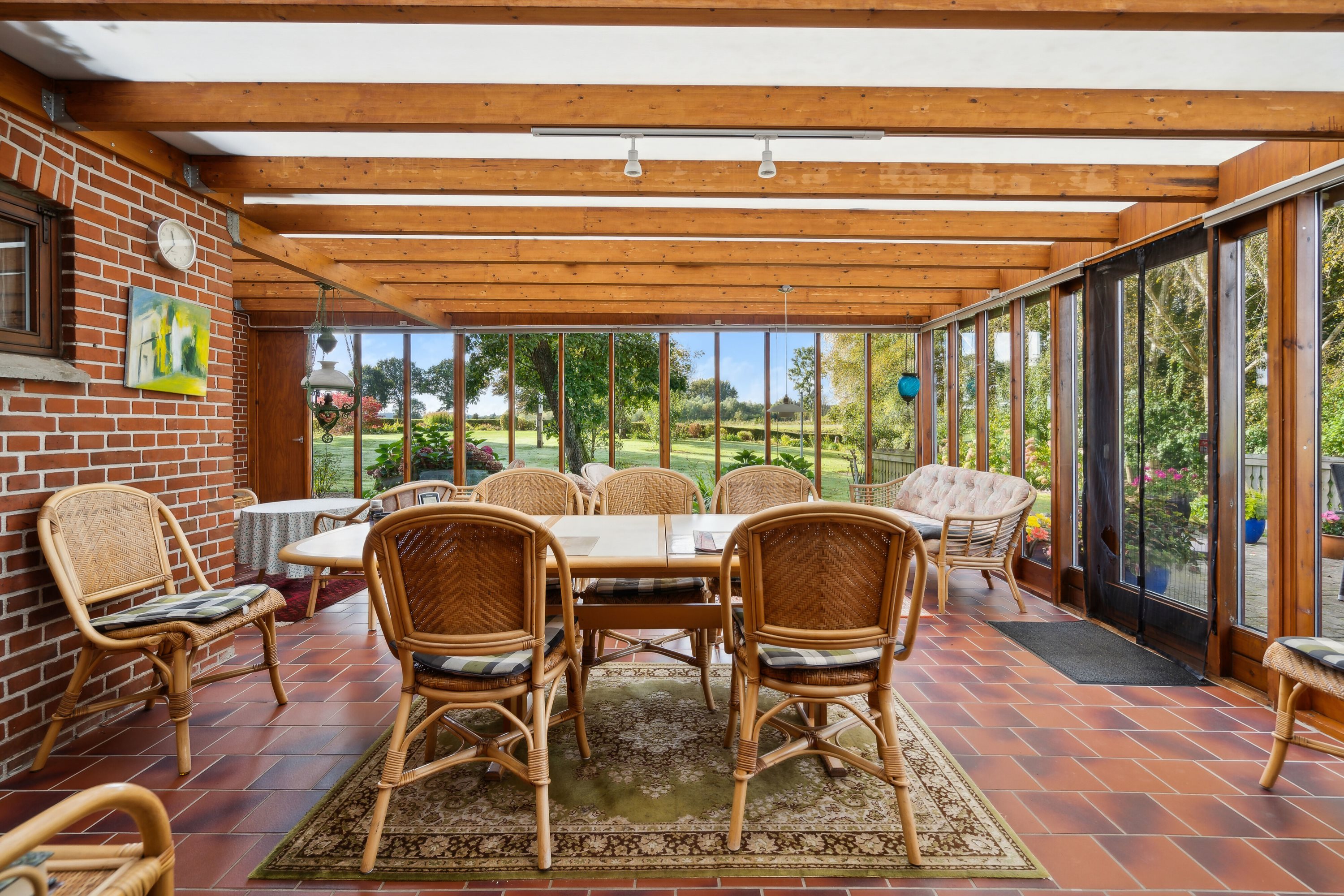 Fremhævet udestue billede i fuldskærmstilstand. Billede af Rugårdsvej 615, Trøstrup, 5210 Odense NV