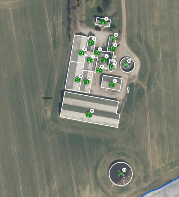 Fremhævet bbr kort - flædekærvej 12 billede i fuldskærmstilstand. Billede af Flædekærvej 12, Saltofte, 5631 Ebberup