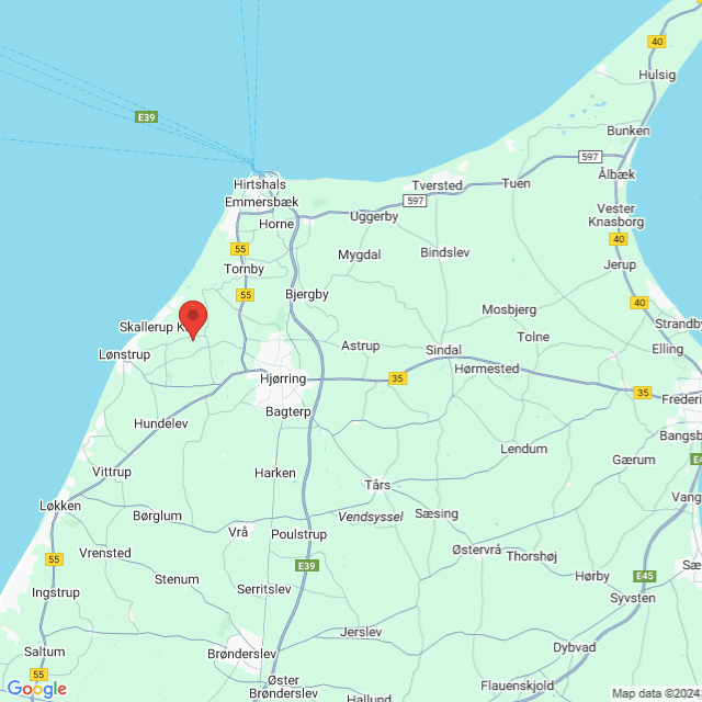 Fremhævet  billede i fuldskærmstilstand. Billede af Nørlev Strandvej 130, 9800 Hjørring