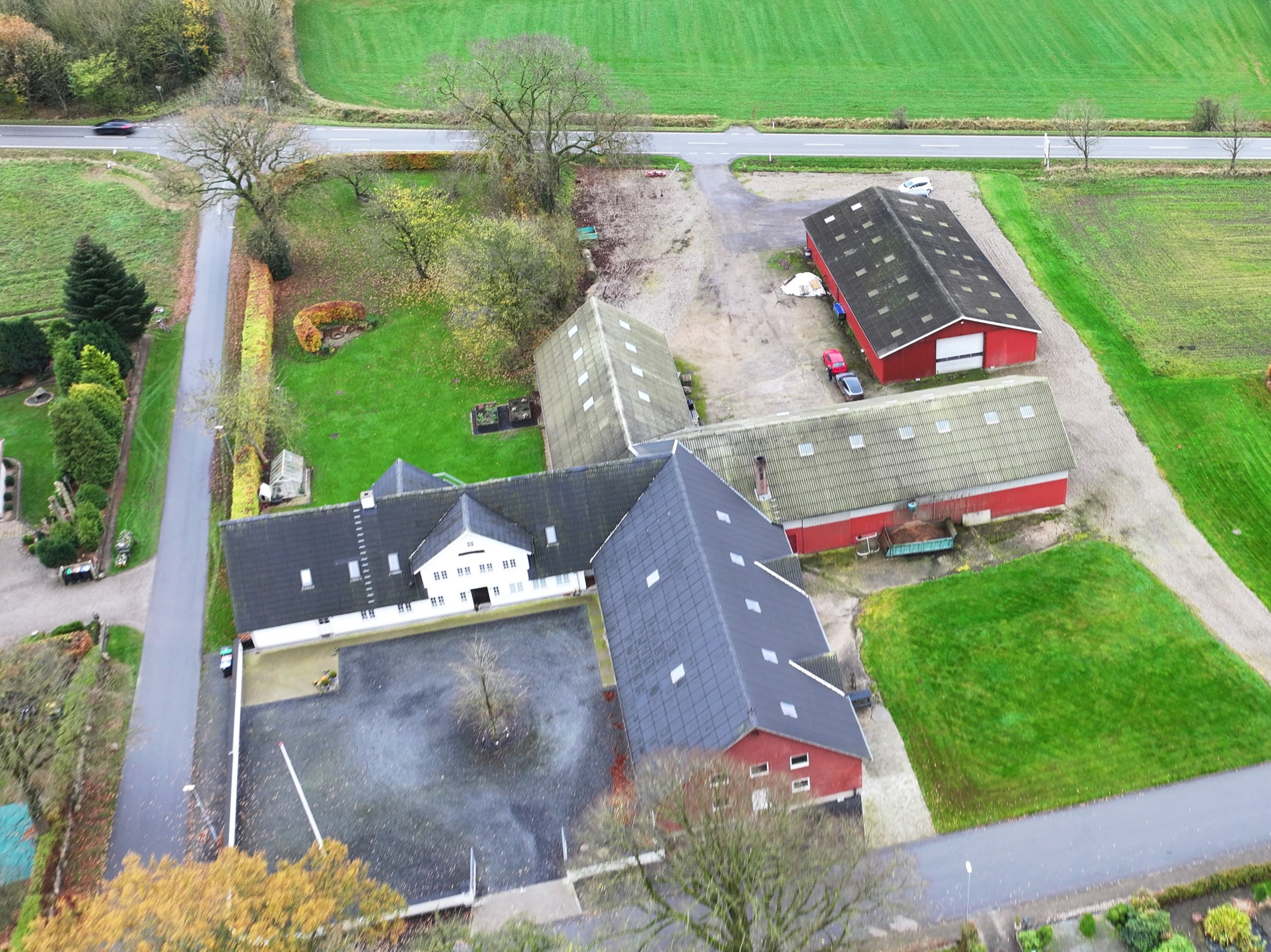 Fremhævet luftfoto billede i fuldskærmstilstand. Billede af Gabøl Byvej 14, Gabøl, 6500 Vojens