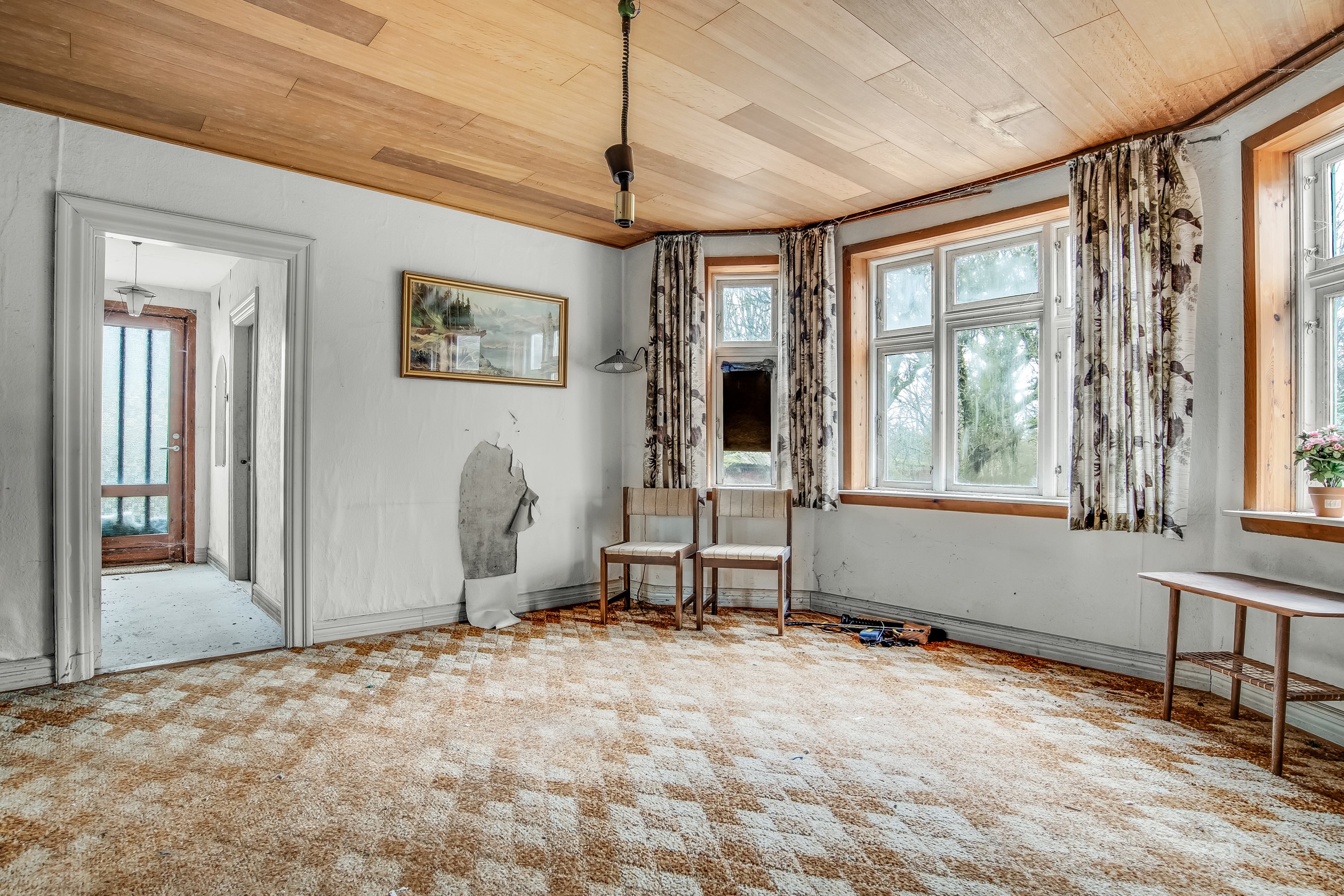 Fremhævet stue billede i fuldskærmstilstand. Billede af del af Lægårdvej 109, 7500 Holstebro