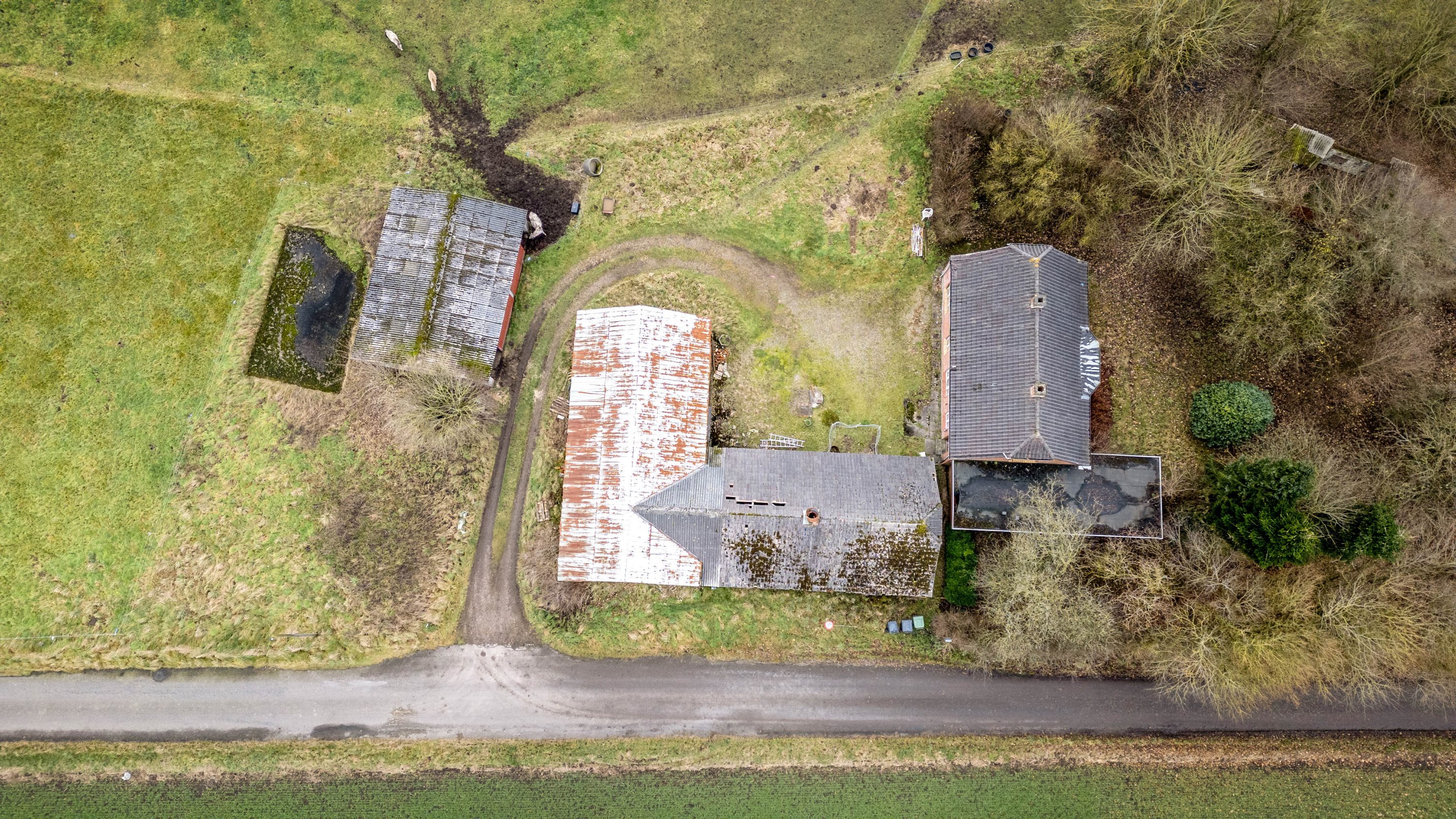 Fremhævet luftfoto billede i fuldskærmstilstand. Billede af del af Lægårdvej 109, 7500 Holstebro