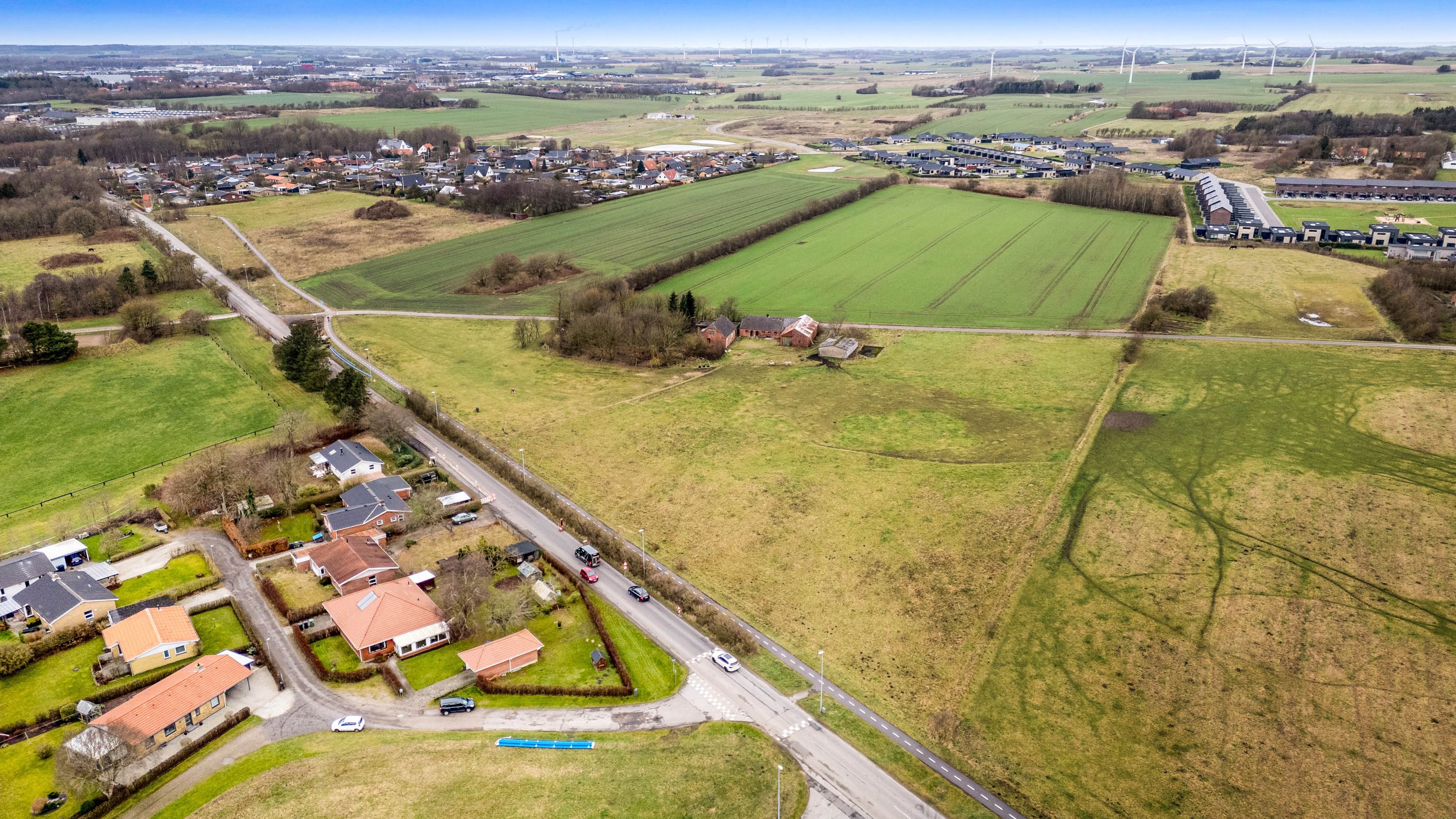 Miniaturebillede 2: luftfoto. Billede af del af Lægårdvej 109, 7500 Holstebro