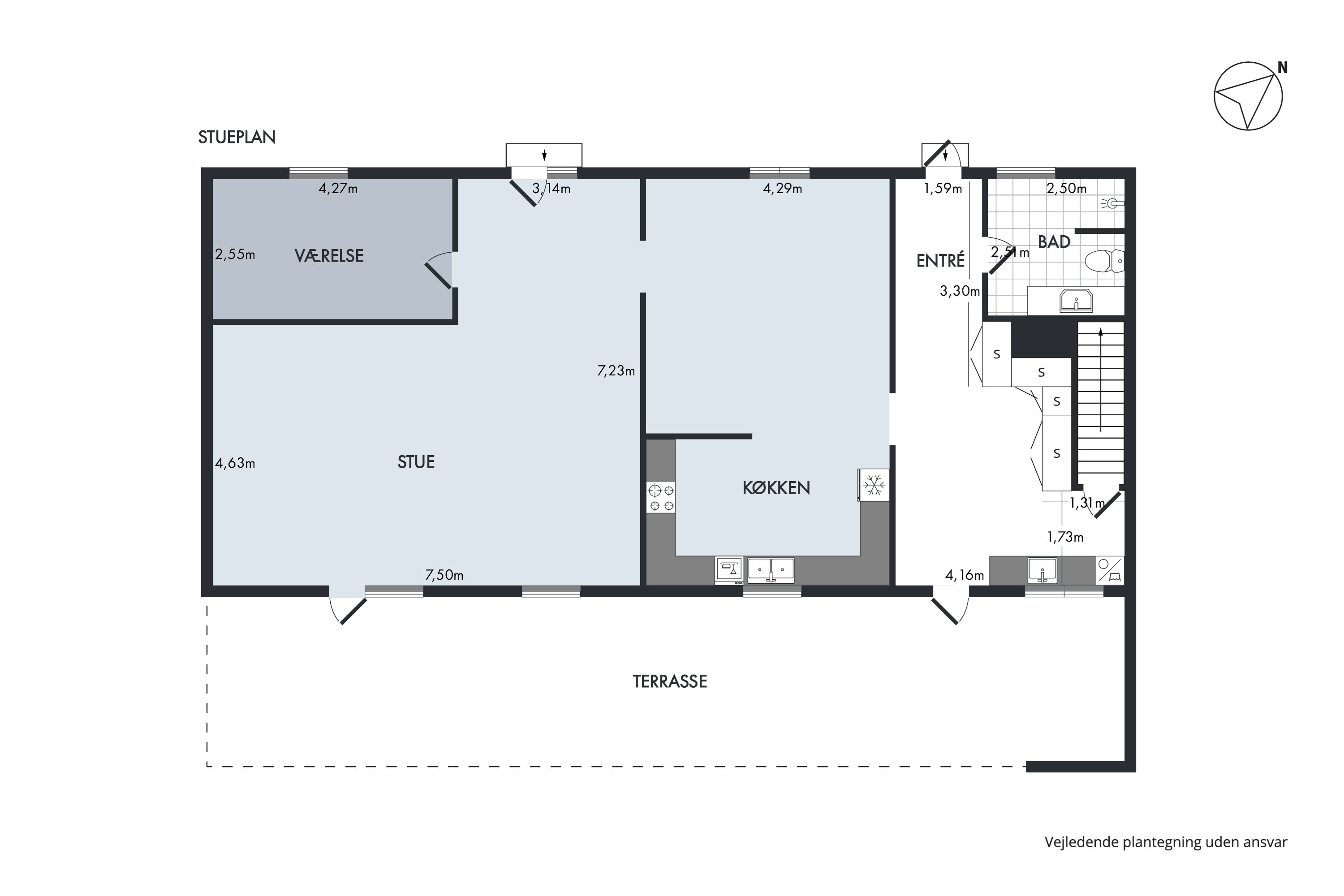Plantegninger billede af Flarupvej 2A, 7760 Hurup Thy