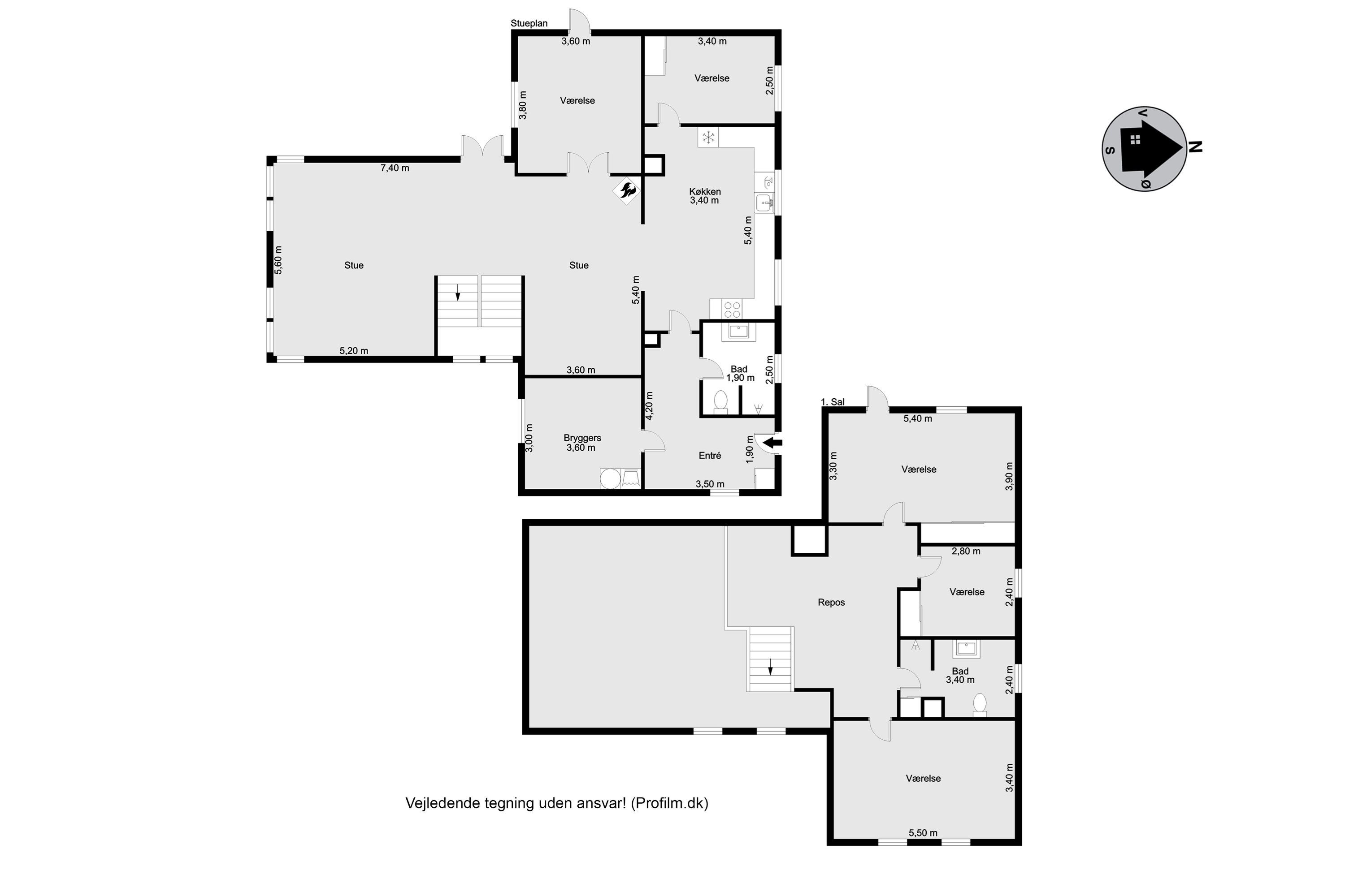 Plantegninger billede af Skovlundvej 16, Svenstrup, 7830 Vinderup