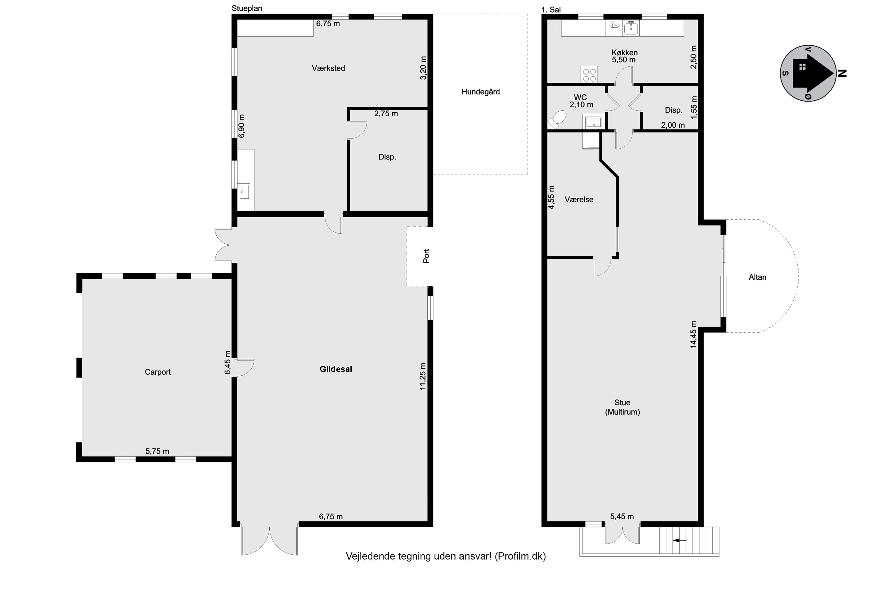 Plantegninger billede af Skovlundvej 16, Svenstrup, 7830 Vinderup