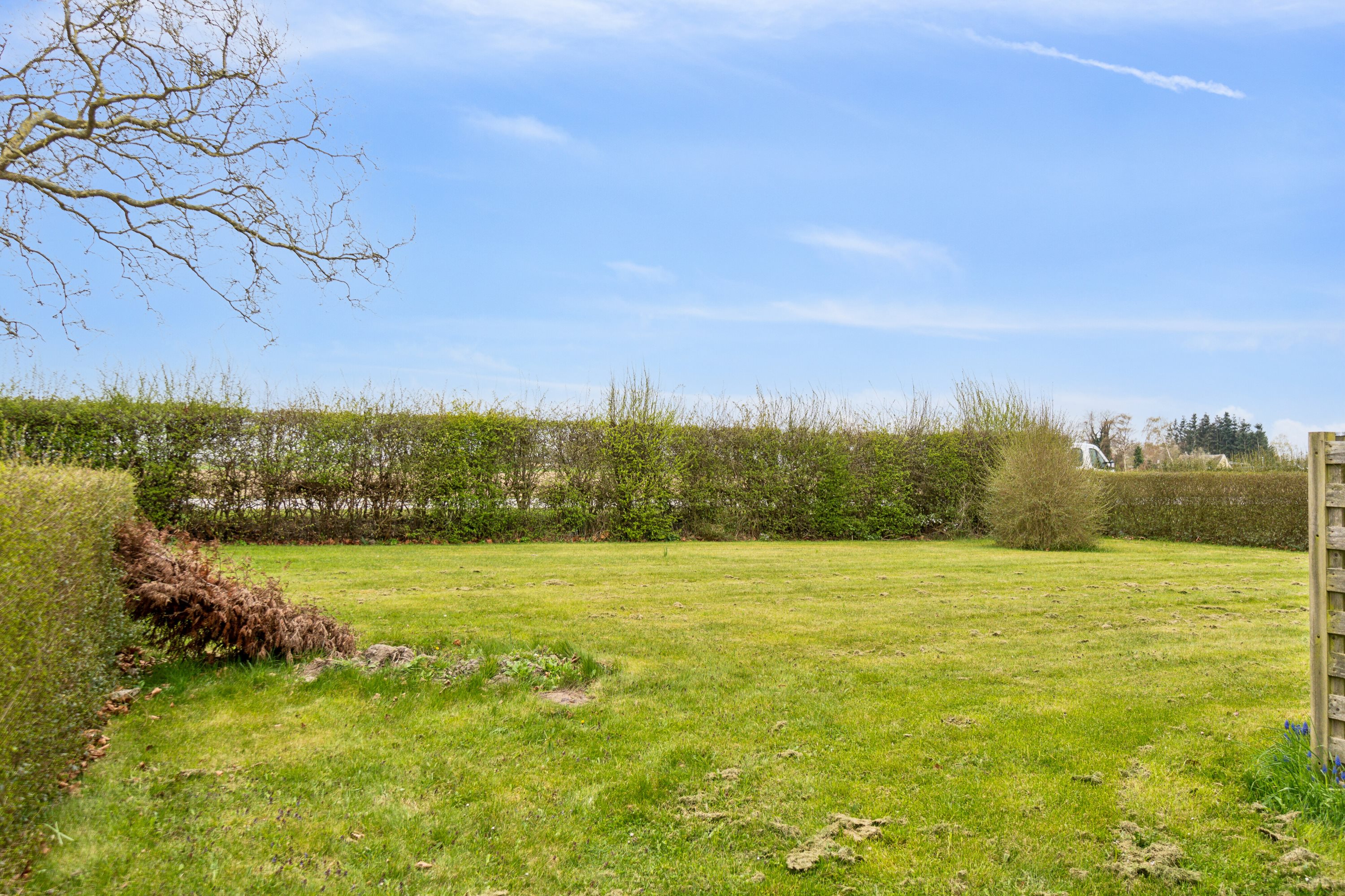 Fremhævet set fra haven billede i fuldskærmstilstand. Billede af Gl. Anderstrupvej 1, 4930 Maribo