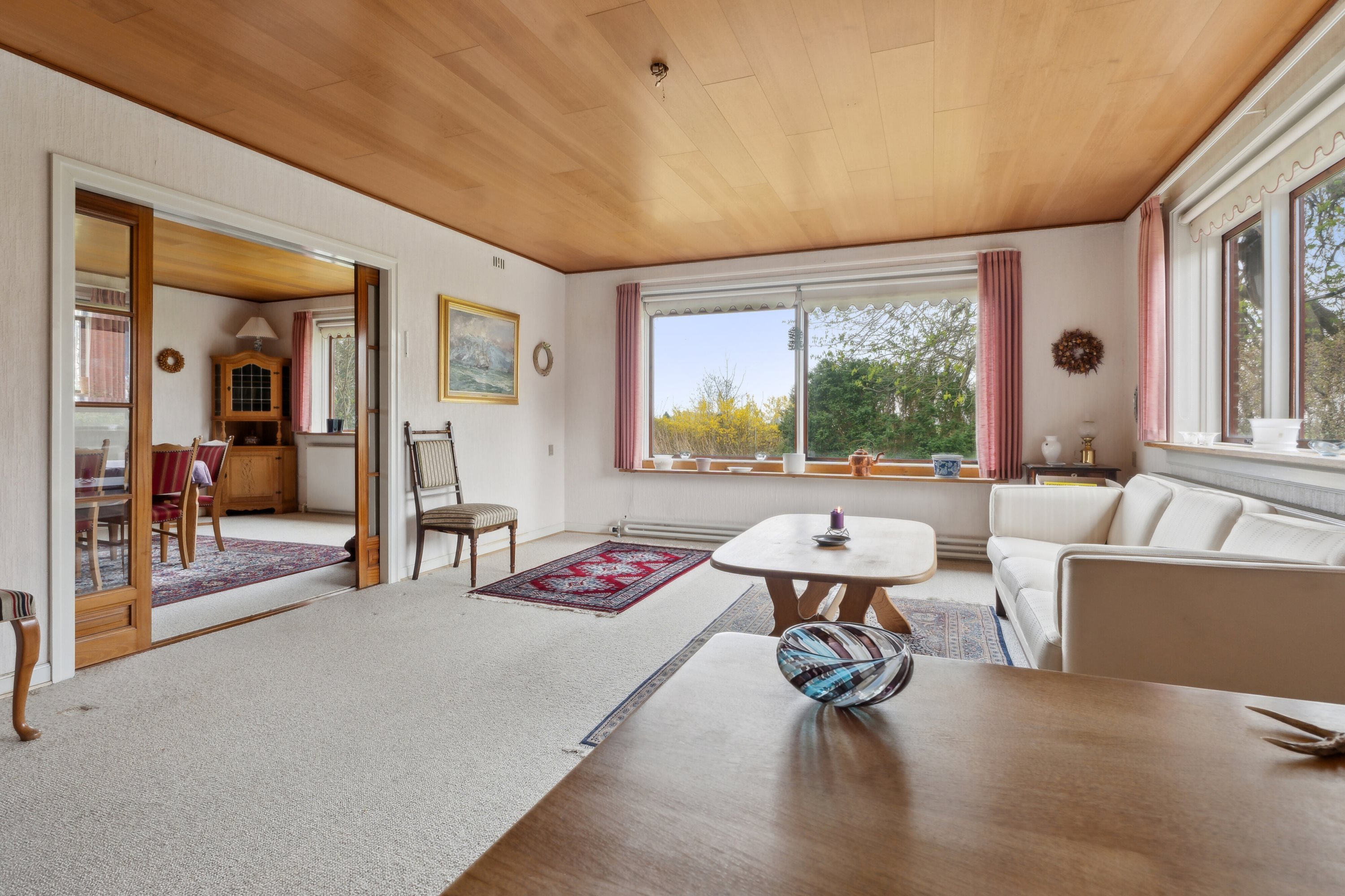 Fremhævet stue billede i fuldskærmstilstand. Billede af Revsørevej 37, Vormark, 5874 Hesselager