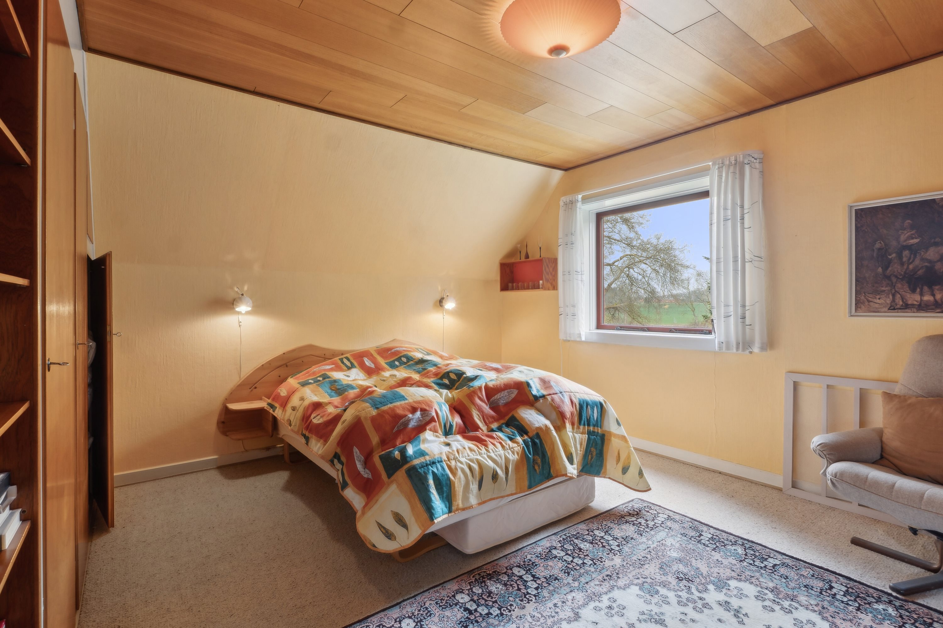 Fremhævet soveværelse billede i fuldskærmstilstand. Billede af Revsørevej 37, Vormark, 5874 Hesselager