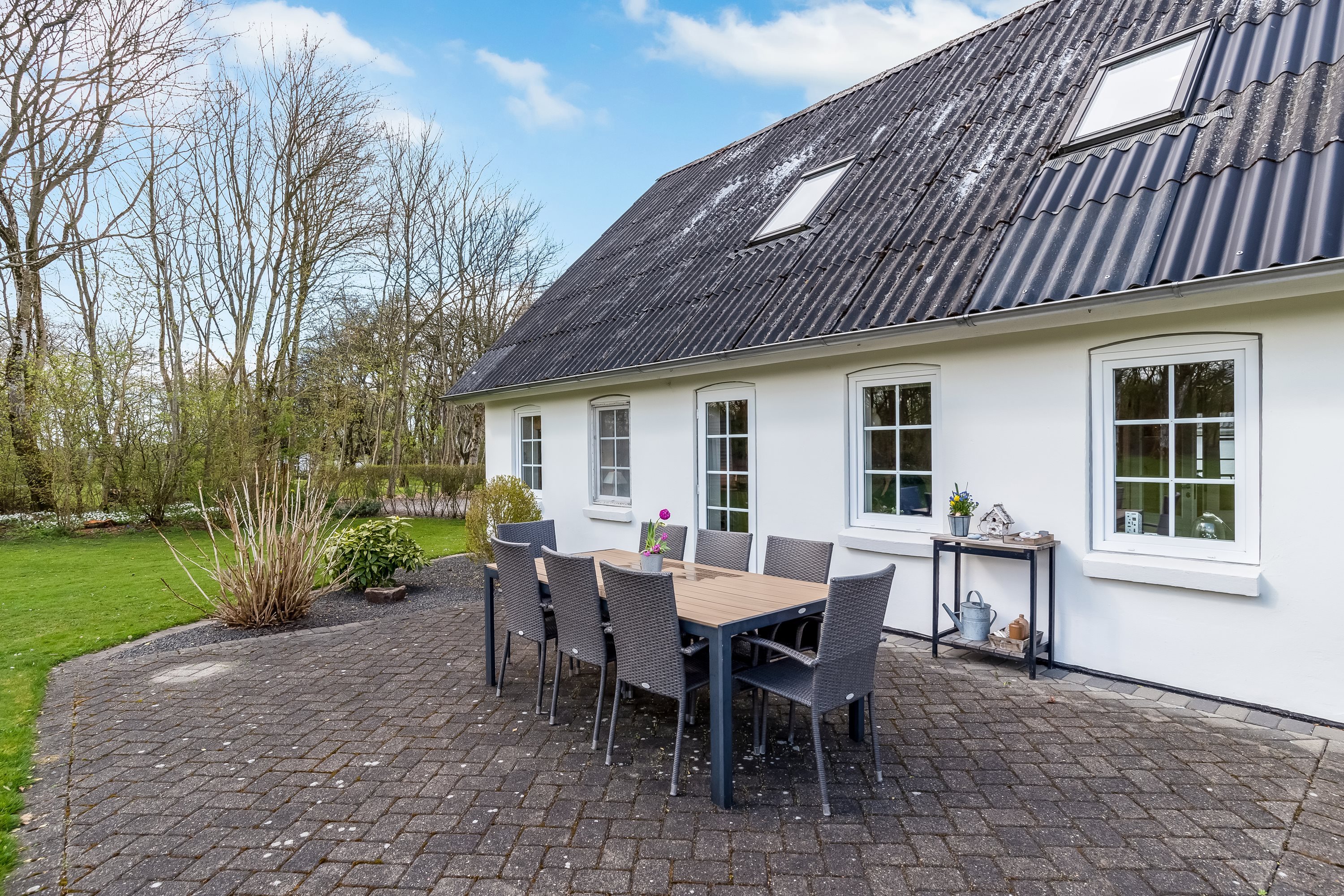 Fremhævet terrasse billede i fuldskærmstilstand. Billede af Røjkærvej 4, Vind, 7500 Holstebro