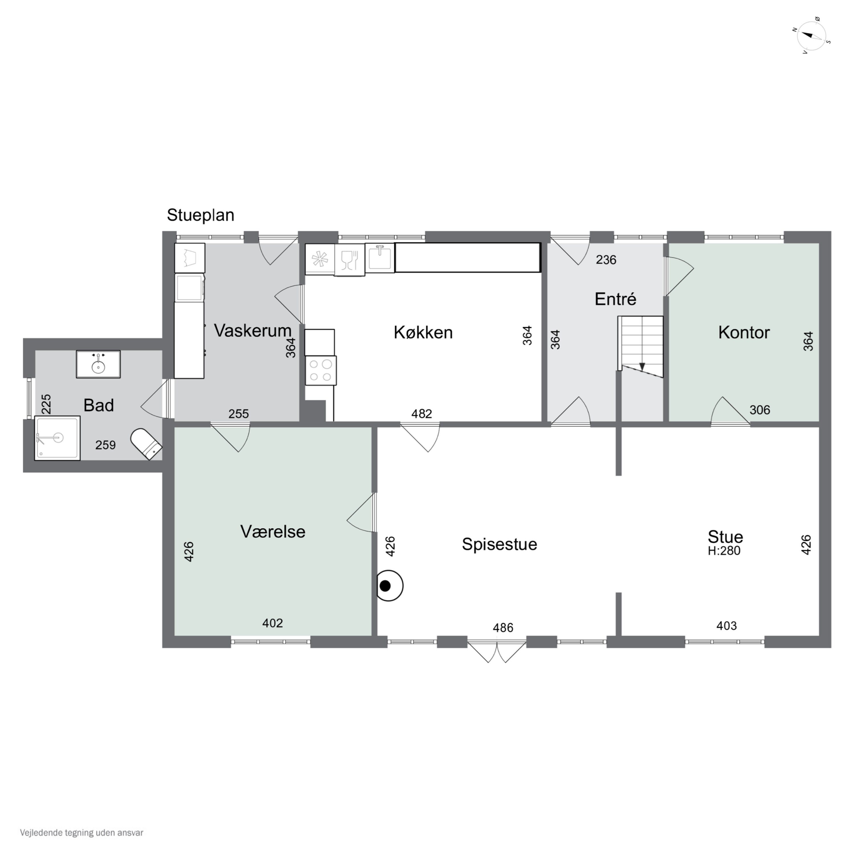 Plantegninger billede af Gl. Anderstrupvej 1, 4930 Maribo