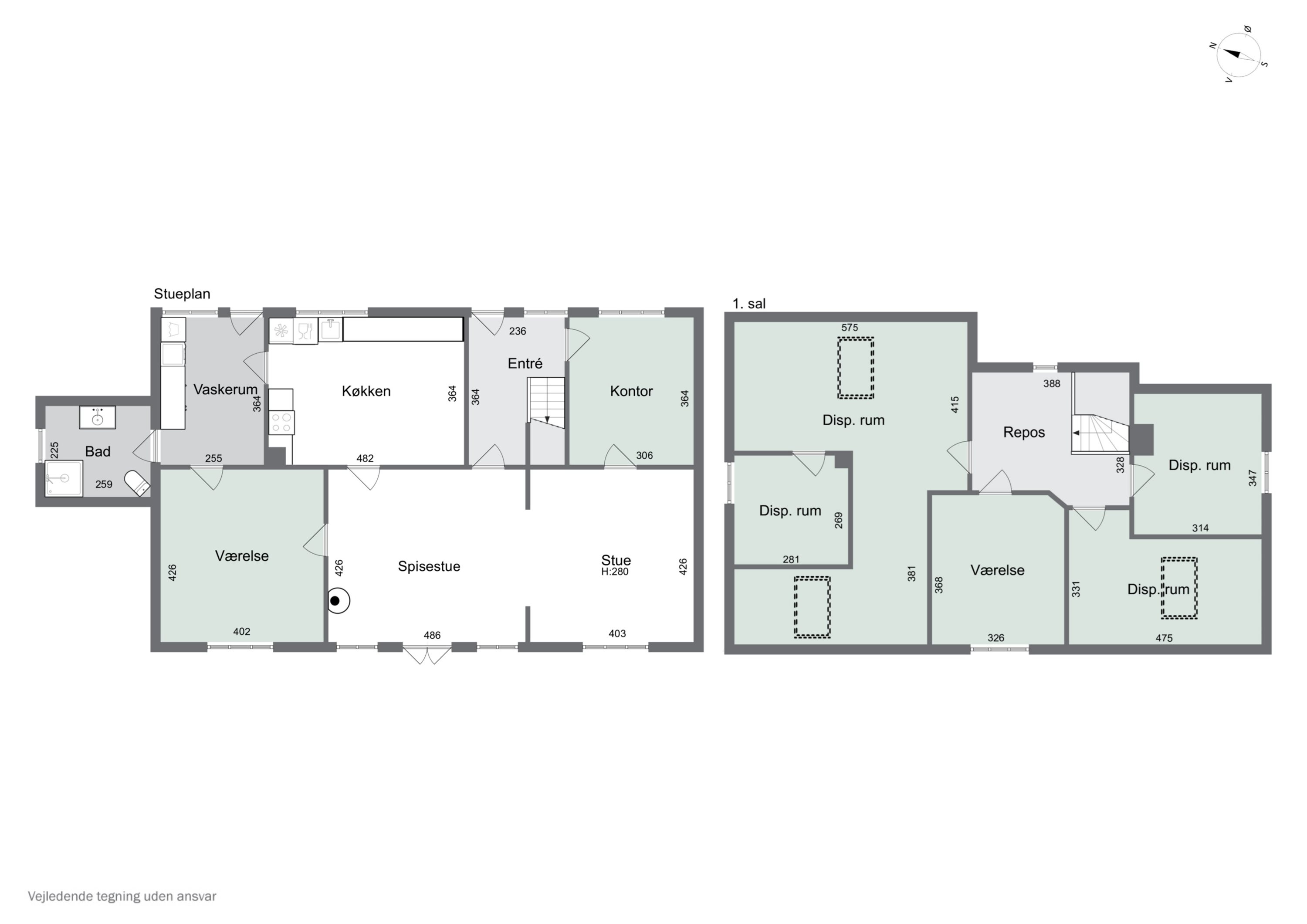 Plantegninger billede af Gl. Anderstrupvej 1, 4930 Maribo
