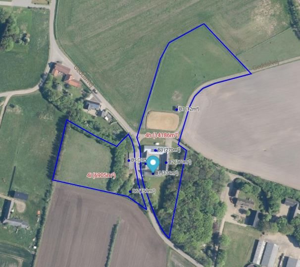 Fremhævet  billede i fuldskærmstilstand. Billede af Geddalvej 54, Geddal, 7830 Vinderup