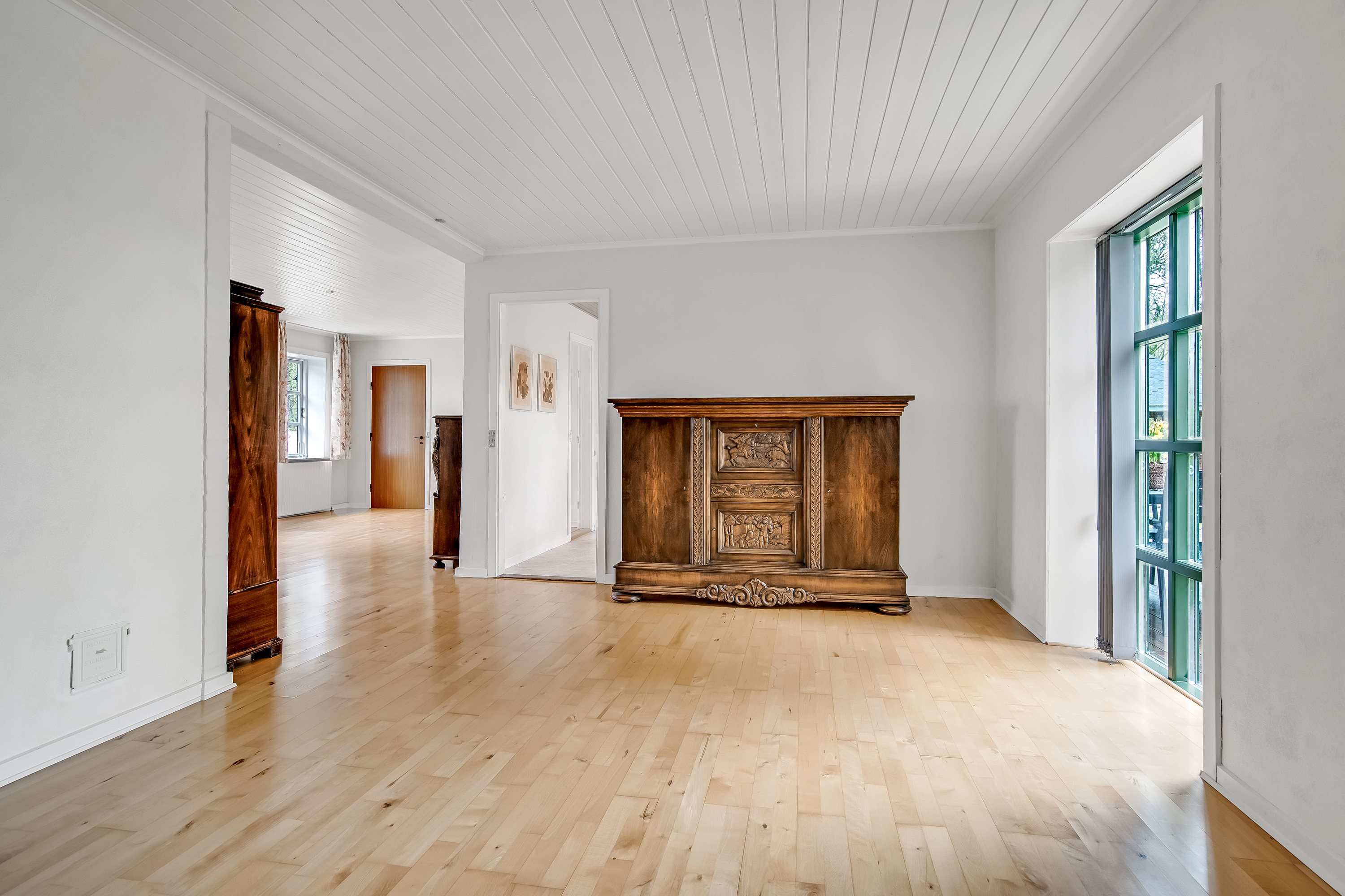 Fremhævet stue billede i fuldskærmstilstand. Billede af Skalmstrupvej 16, 7850 Stoholm Jyll