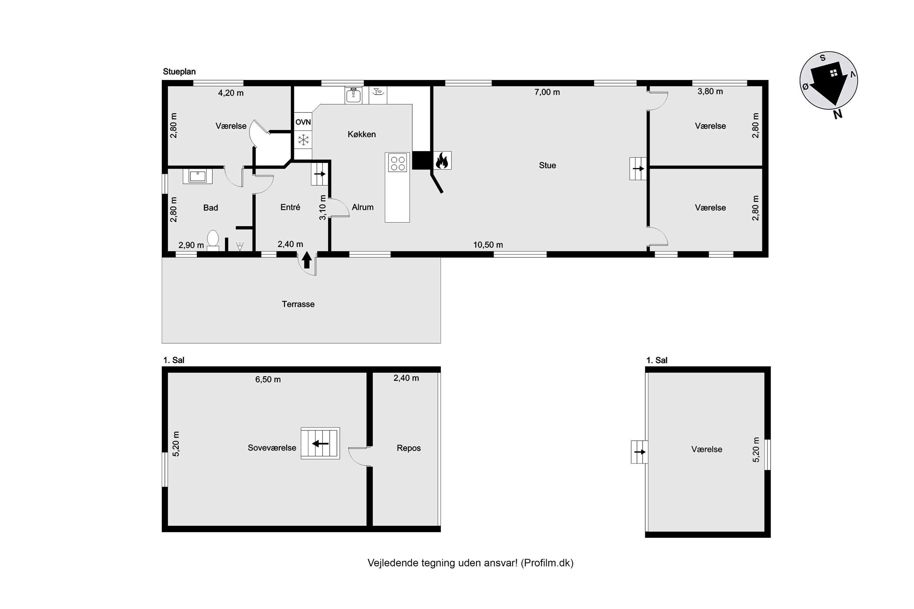Plantegninger billede af Geddalvej 54, Geddal, 7830 Vinderup
