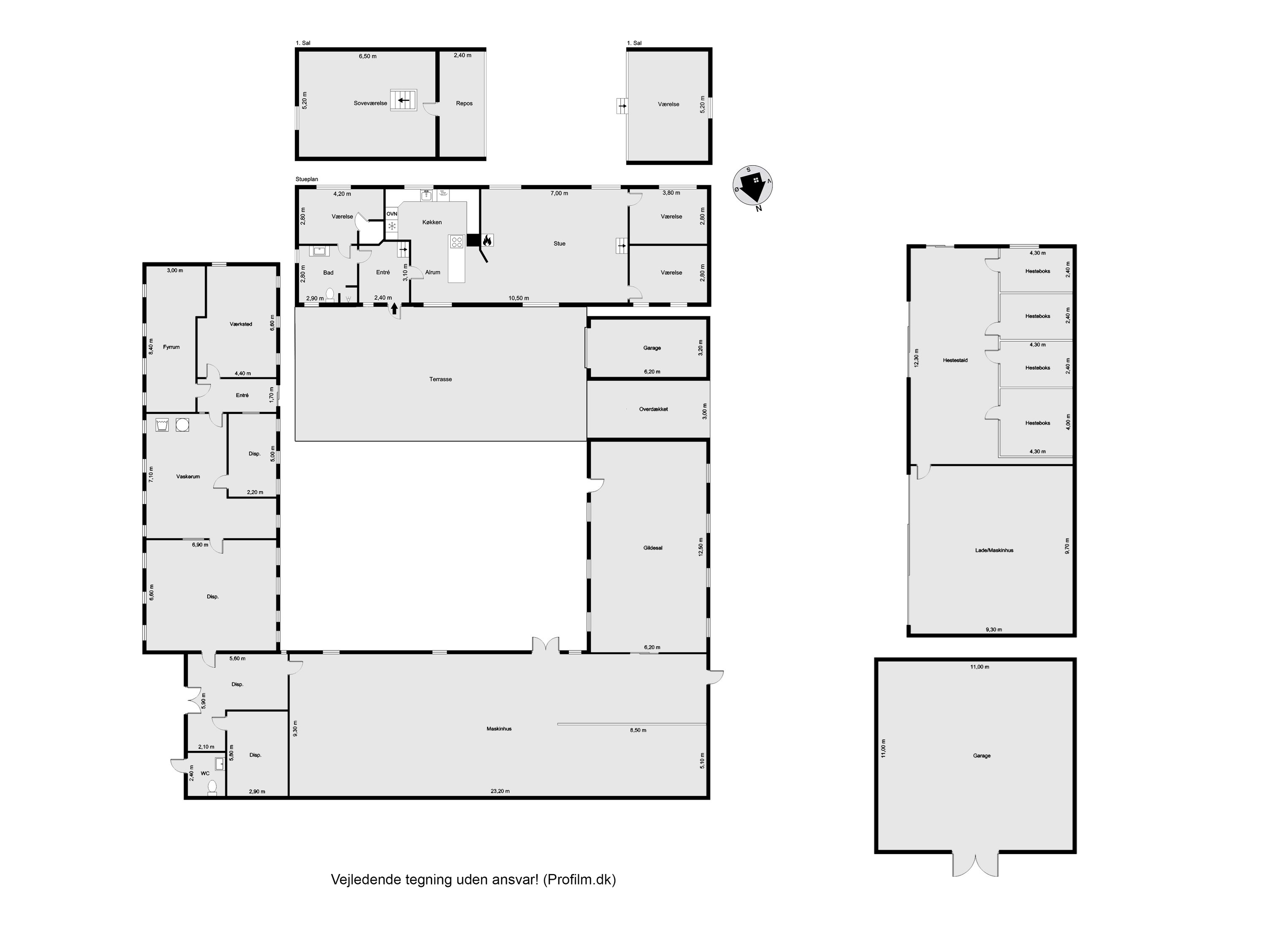 Plantegninger billede af Geddalvej 54, Geddal, 7830 Vinderup