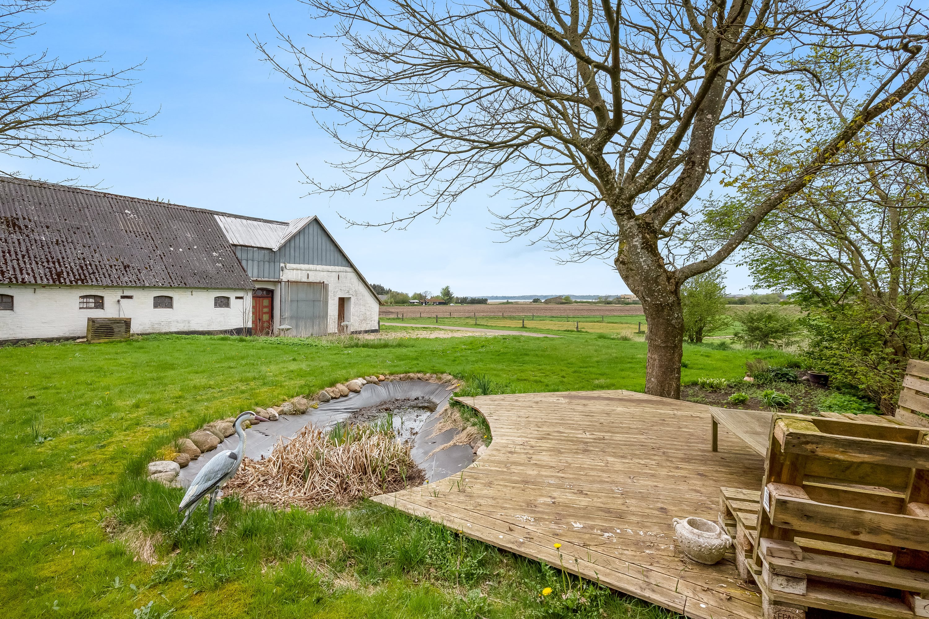 Fremhævet terrasse billede i fuldskærmstilstand. Billede af Geddalvej 54, Geddal, 7830 Vinderup