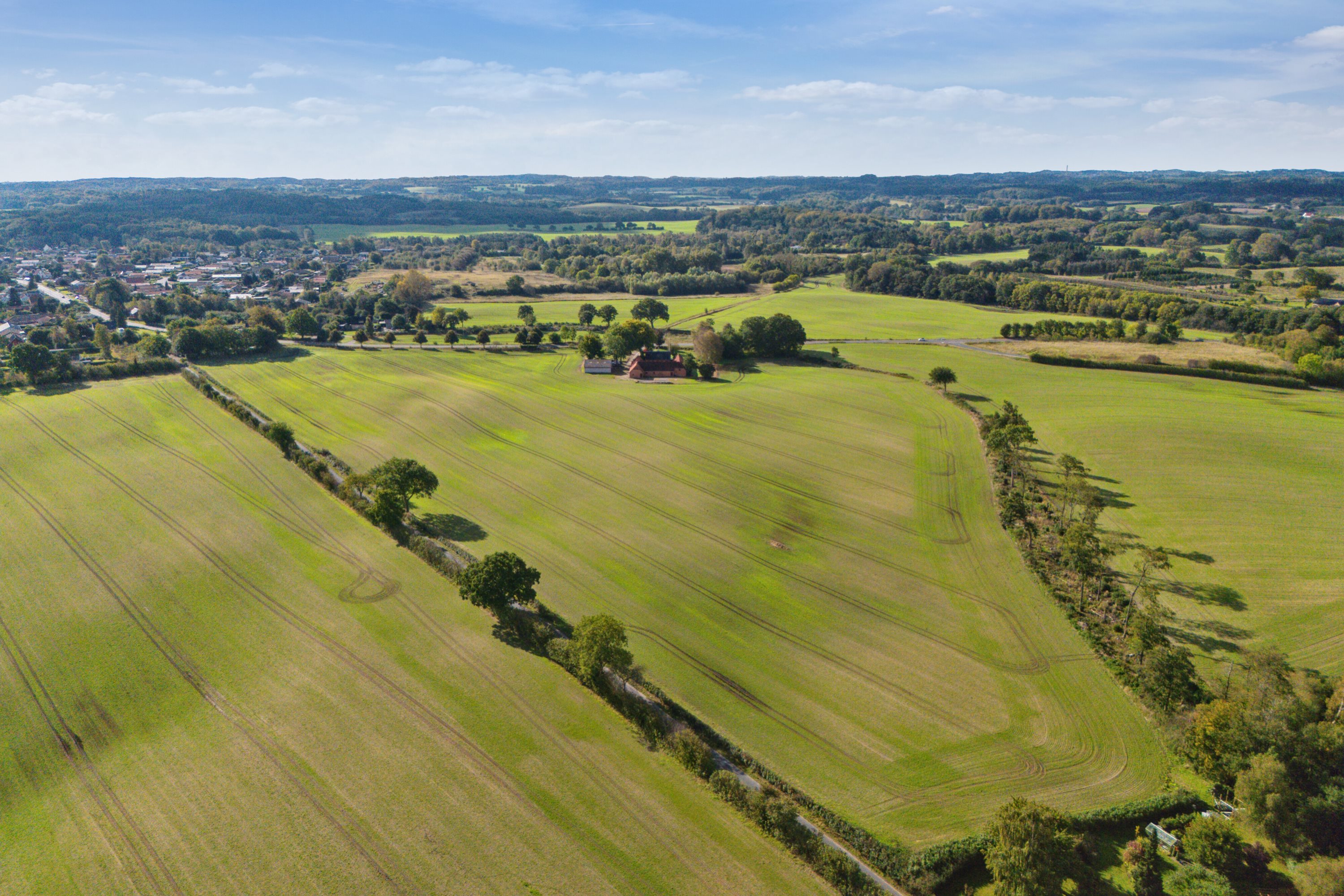 Fremhævet luftfoto billede i fuldskærmstilstand. Billede af Rugårdsvej 615, en del heraf, Trøstrup, 5210 Odense NV