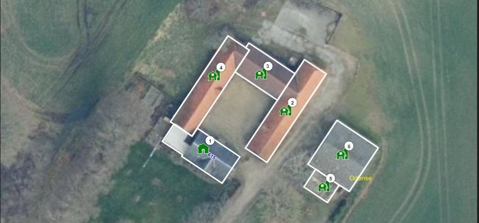 Fremhævet  billede i fuldskærmstilstand. Billede af Rugårdsvej 615, en del heraf, Trøstrup, 5210 Odense NV