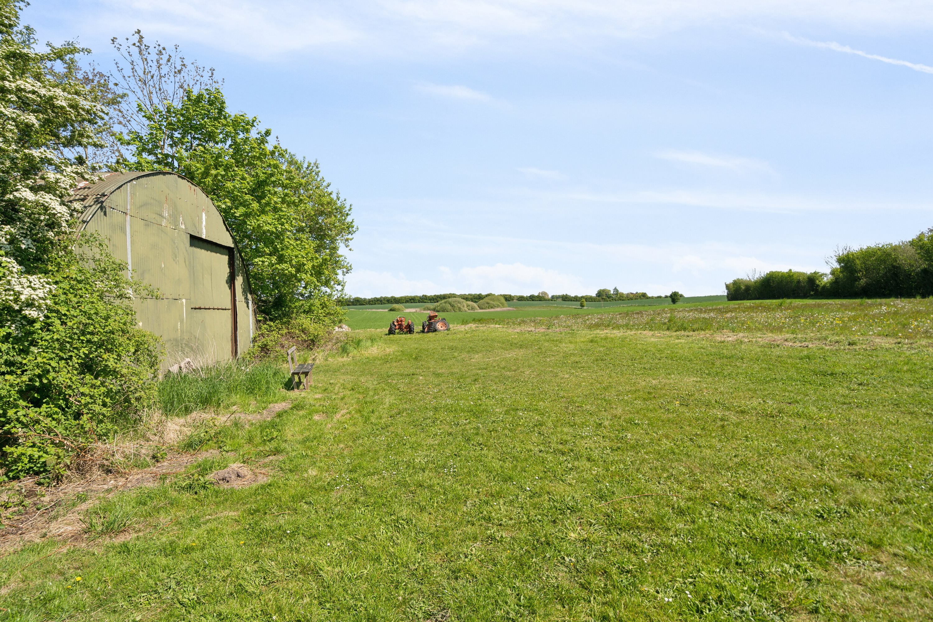 Fremhævet kig til pløjejorden  billede i fuldskærmstilstand. Billede af Fjellerupvej 23, Fjellerup, 5463 Harndrup