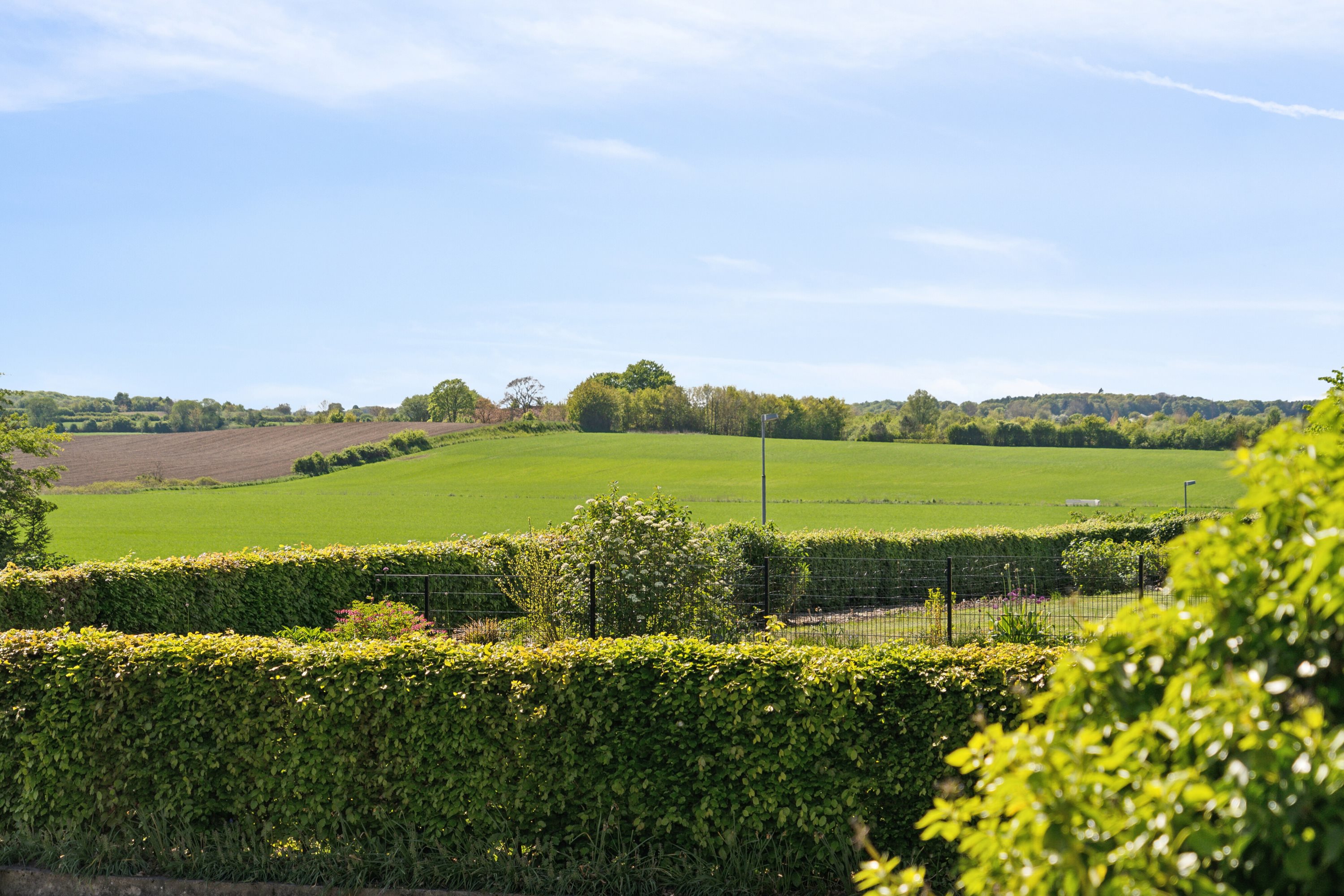 Fremhævet kig fra gårdsplads billede i fuldskærmstilstand. Billede af Fjellerupvej 23, Fjellerup, 5463 Harndrup