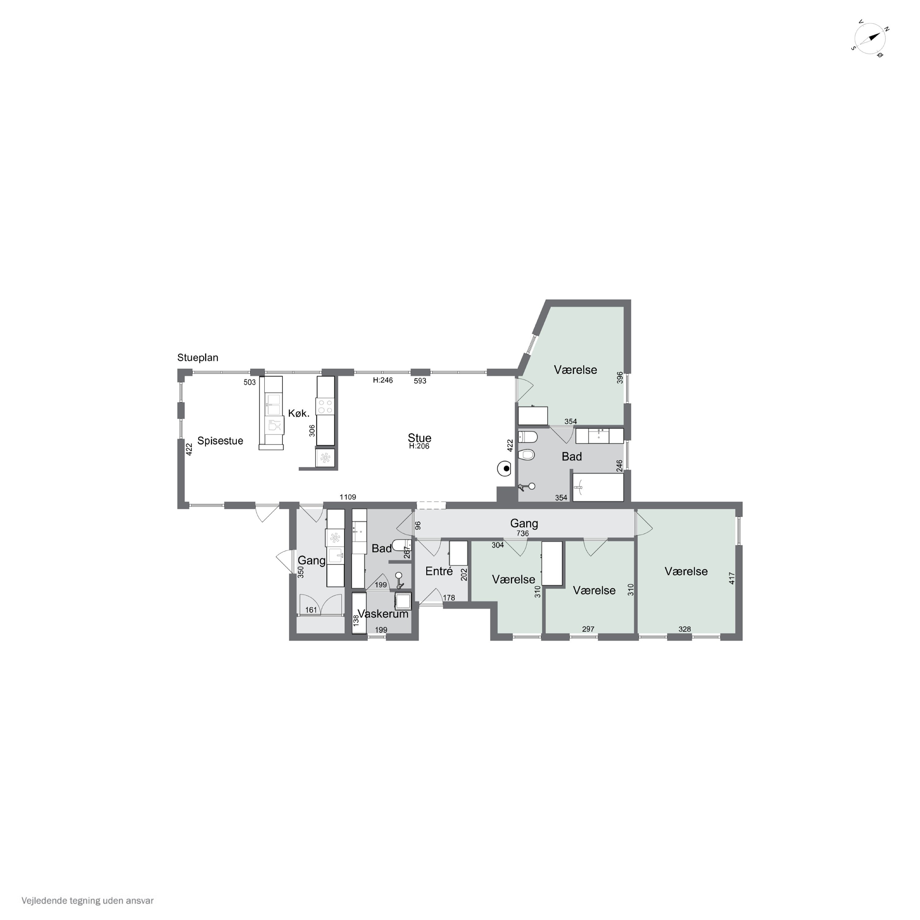 Plantegninger billede af Rævskærvej 54, Tornby, 9850 Hirtshals