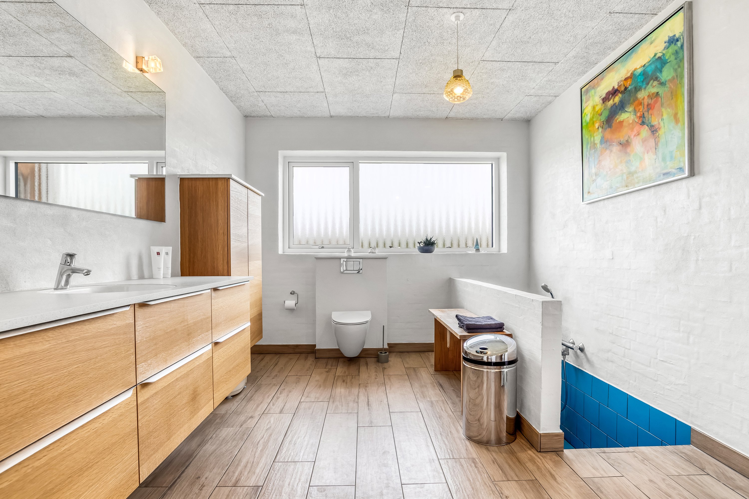 Fremhævet badeværelse billede i fuldskærmstilstand. Billede af Sognstrupvej 21, Nr Felding, 7500 Holstebro