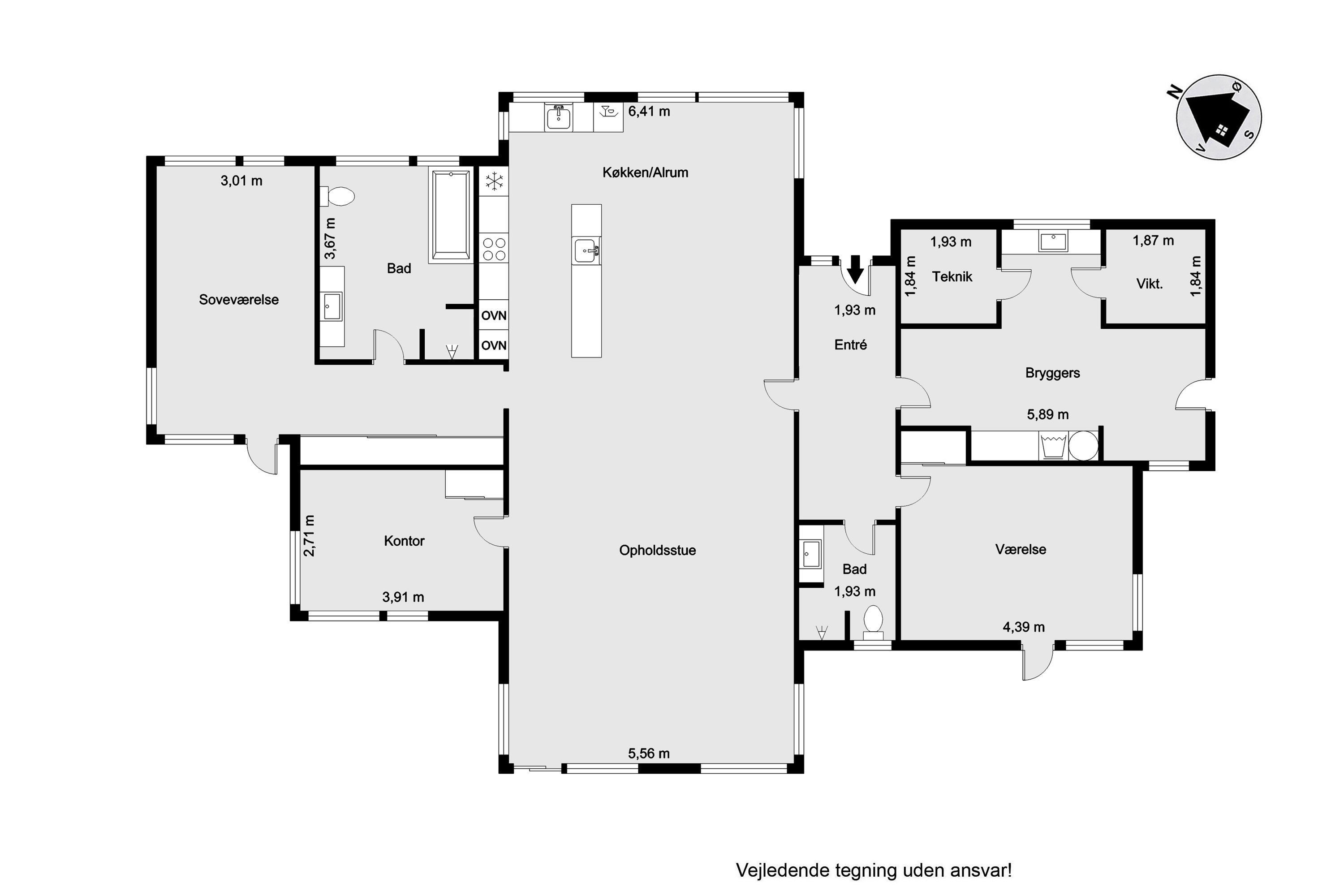 Plantegninger billede af Sognstrupvej 21, Nr Felding, 7500 Holstebro