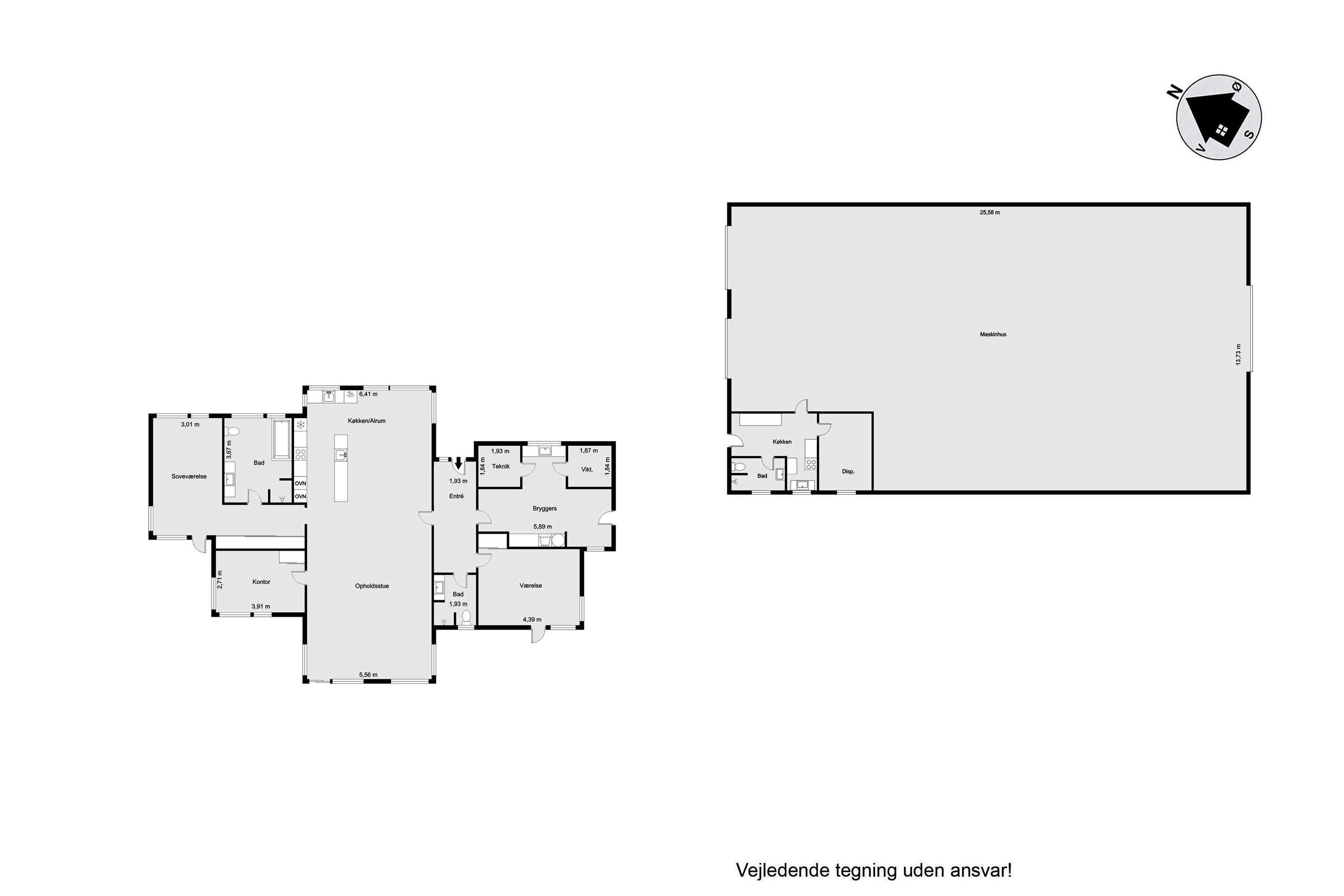 Plantegninger billede af Sognstrupvej 21, Nr Felding, 7500 Holstebro