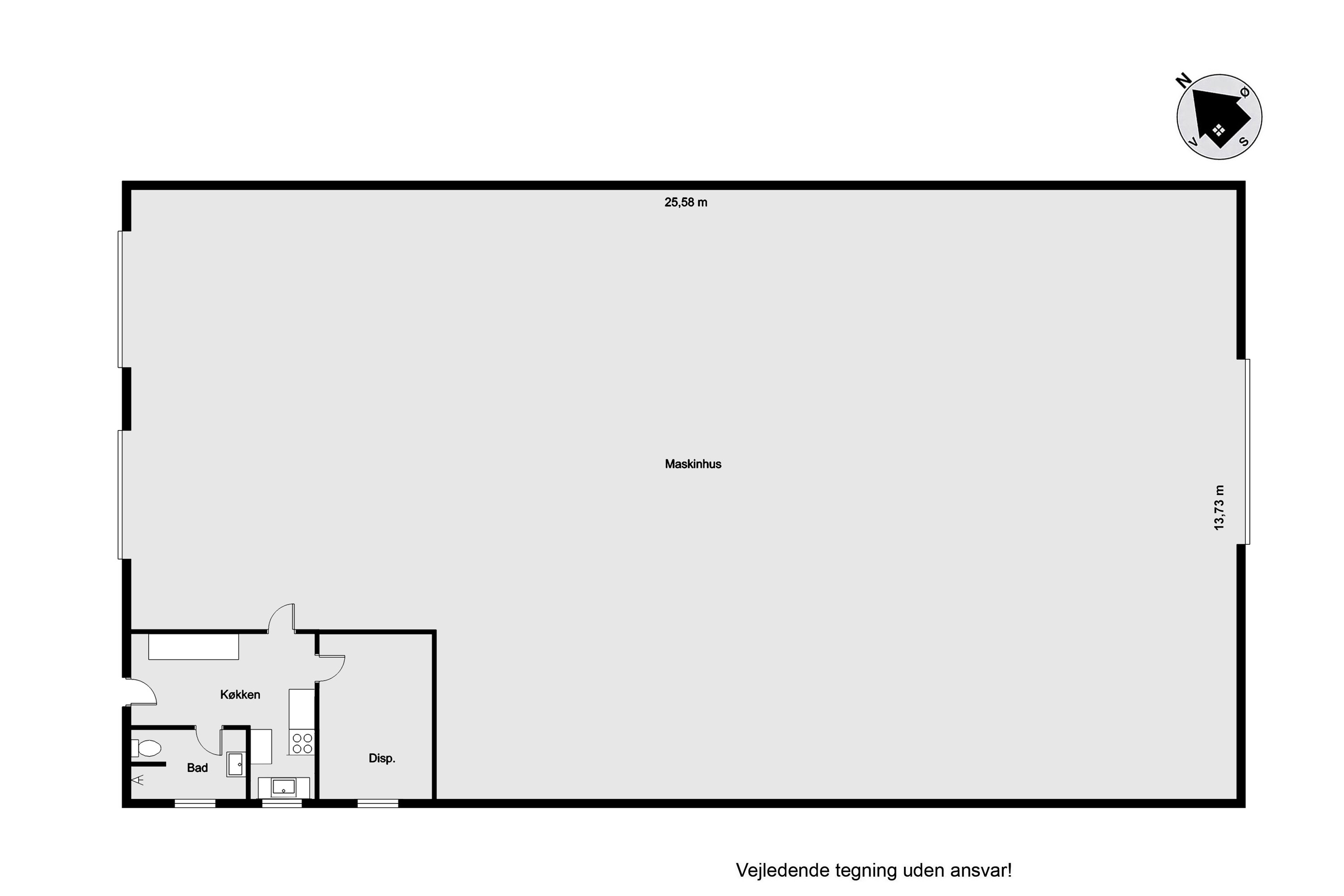 Plantegninger billede af Sognstrupvej 21, Nr Felding, 7500 Holstebro