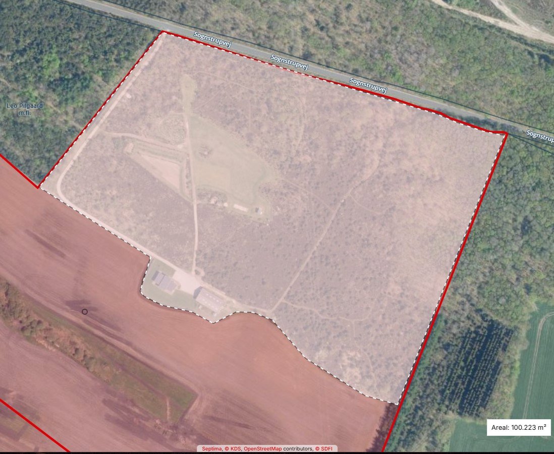 Fremhævet kort billede i fuldskærmstilstand. Billede af Sognstrupvej 21, Nr Felding, 7500 Holstebro