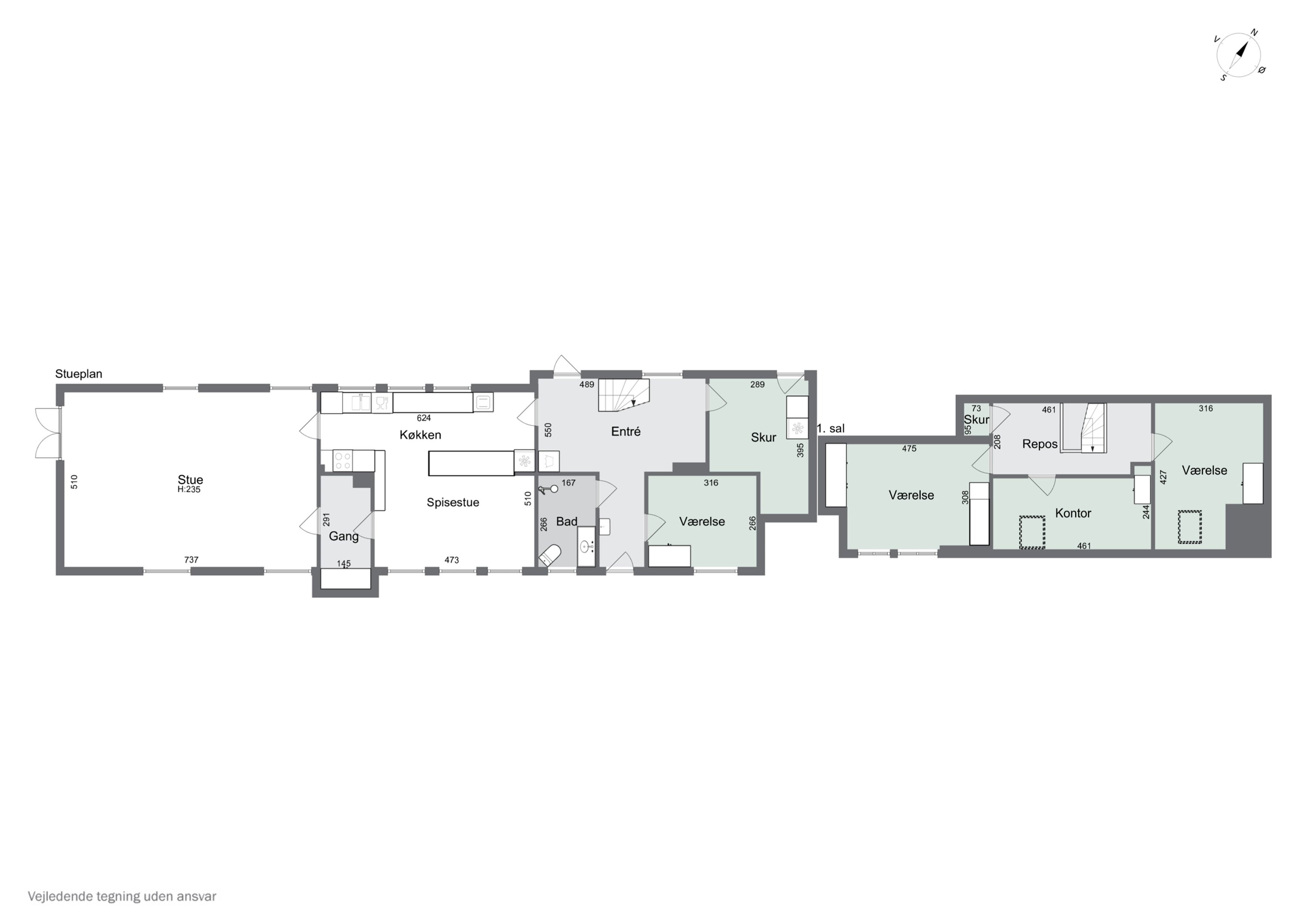 Plantegninger billede af Sølvbjergvej 2, Pejrup, 5600 Faaborg