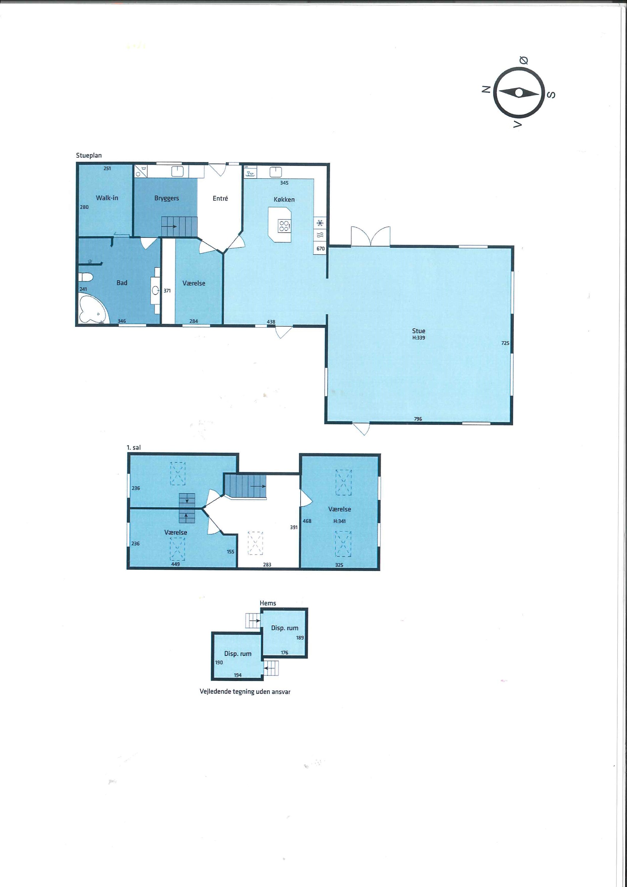 Plantegninger billede af Hornumvej 42, Vannerup, 9640 Farsø