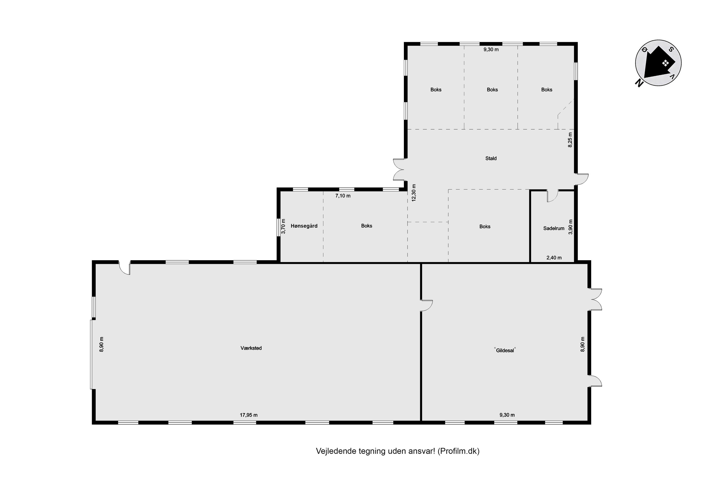 Plantegninger billede af Birkemosevej 10, Karstoft, 6933 Kibæk